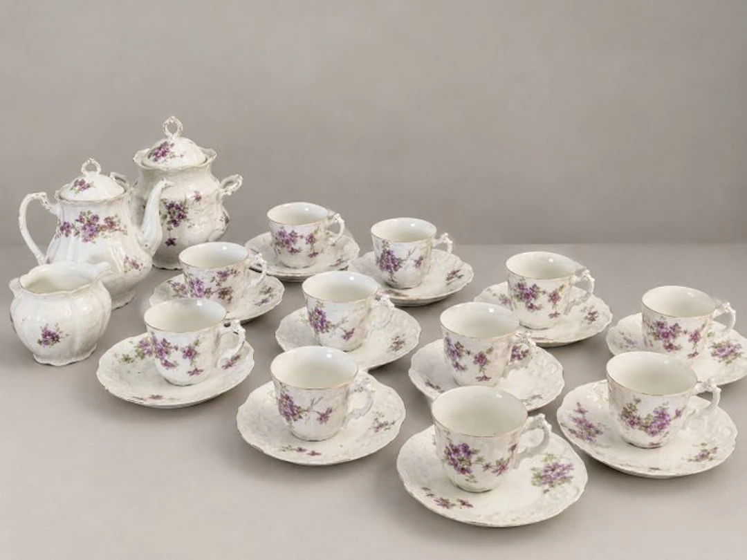 Limoges - Coffee set (26) - Porcelain