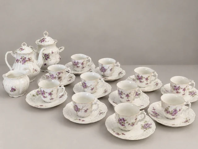 Limoges - Coffee set (26) - Porcelain