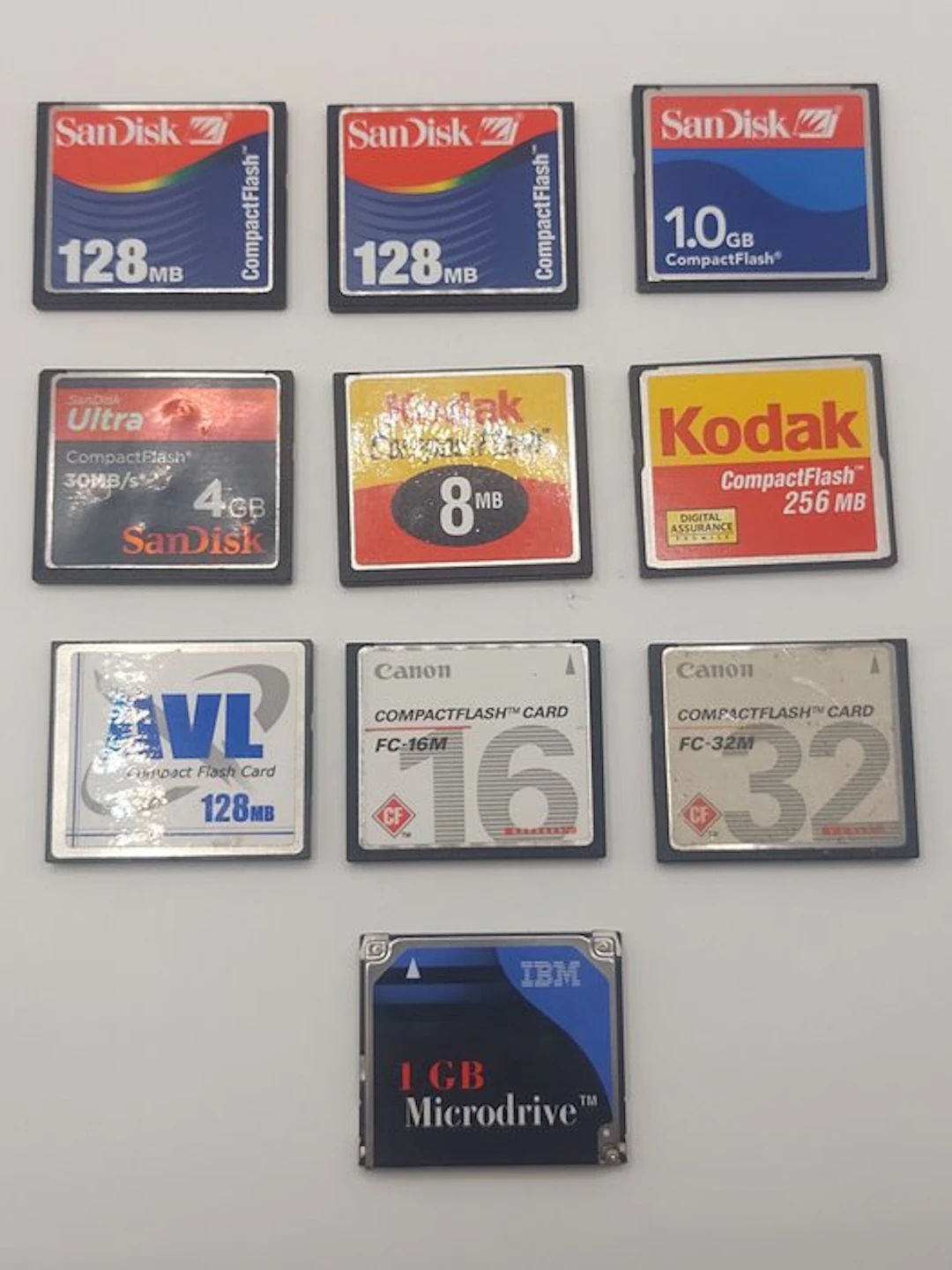 Kodak, Canon, sandisk COMPACTFLASH Memory card
