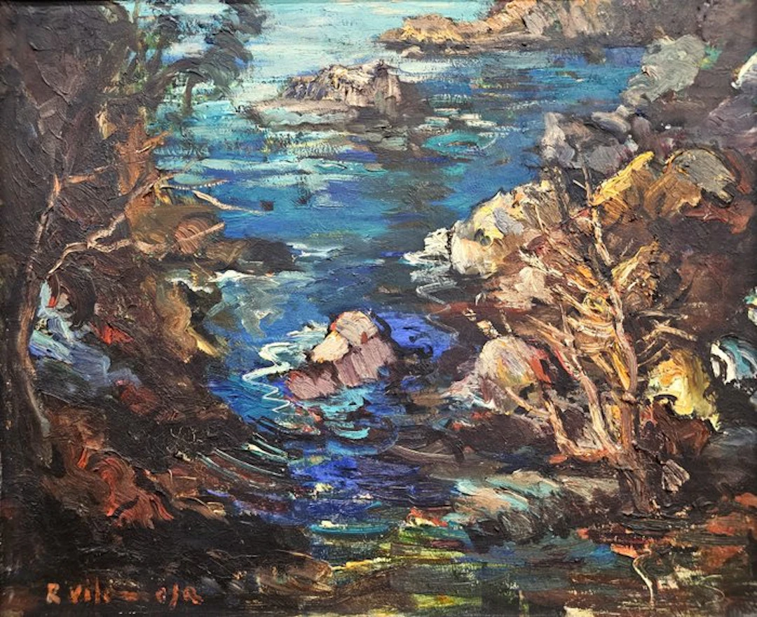 Ramon Vilamosa (1913-?) - Rocky Mediterranean coast