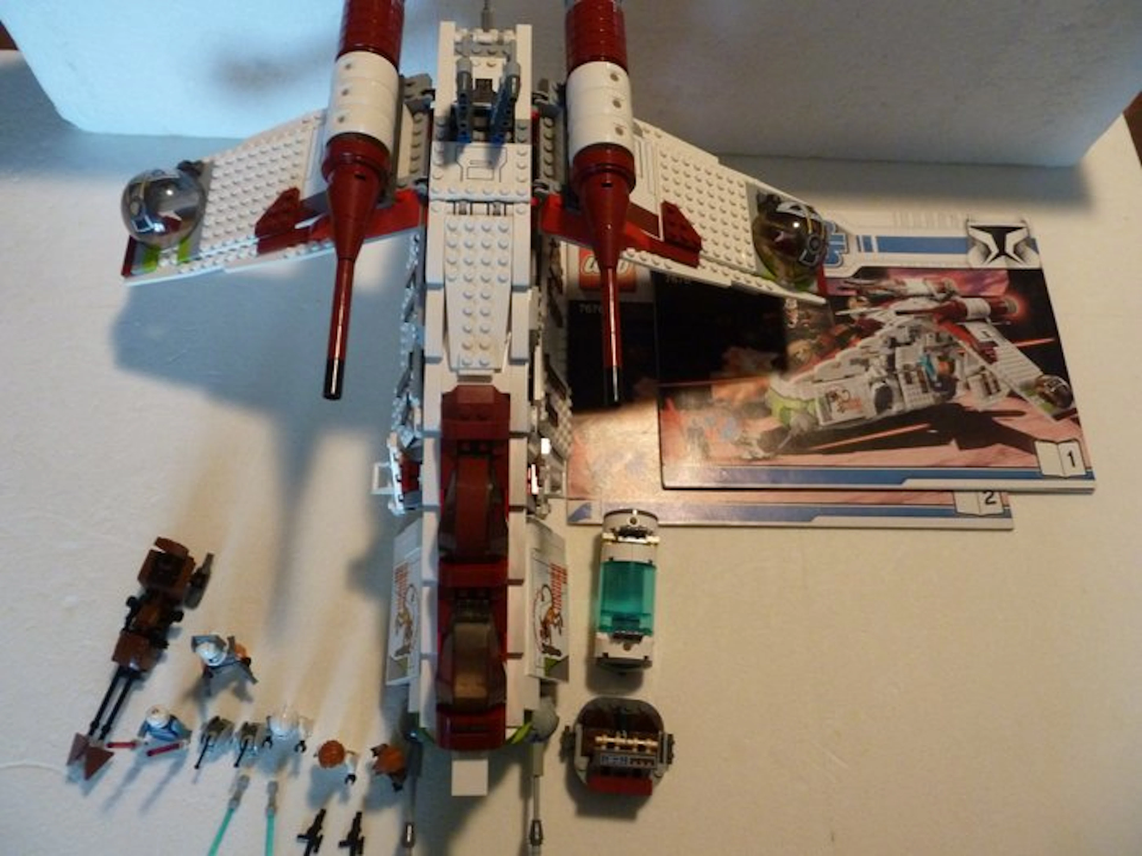 LEGO Set - 7676 - Star Wars - Republic Attack Gunship