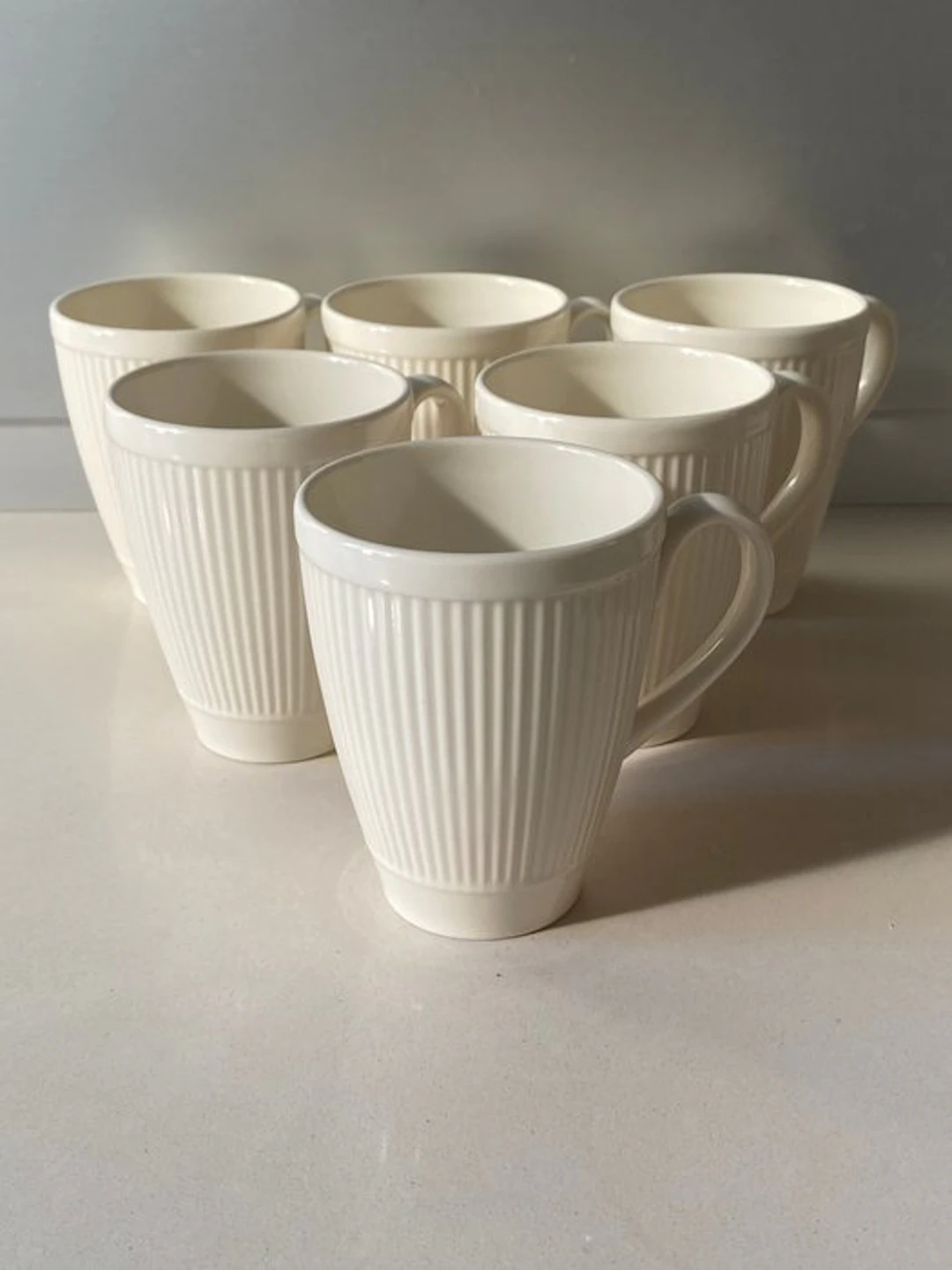 Wedgwood - Mug (6) - Windsor - Queens Ware - 6 Wedgwood cups