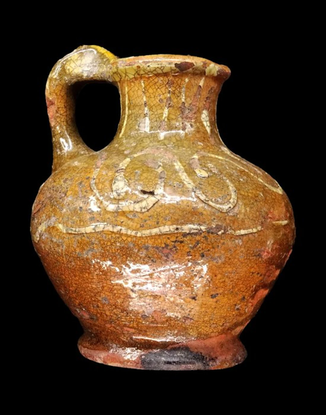 Post-medieval - Very rare jug with decoration in the High...
