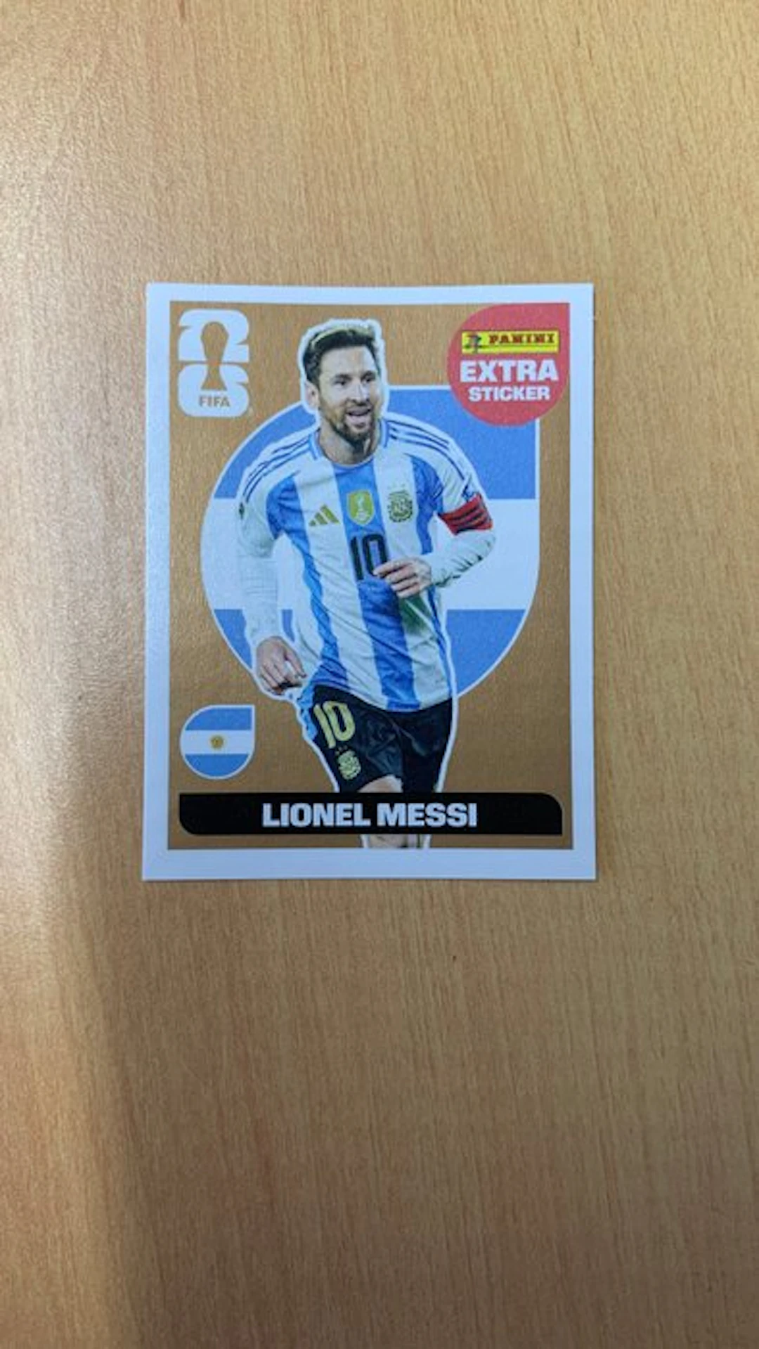 2026 Panini USA 2026 World Cup Lionel Messi Extra Sticker...