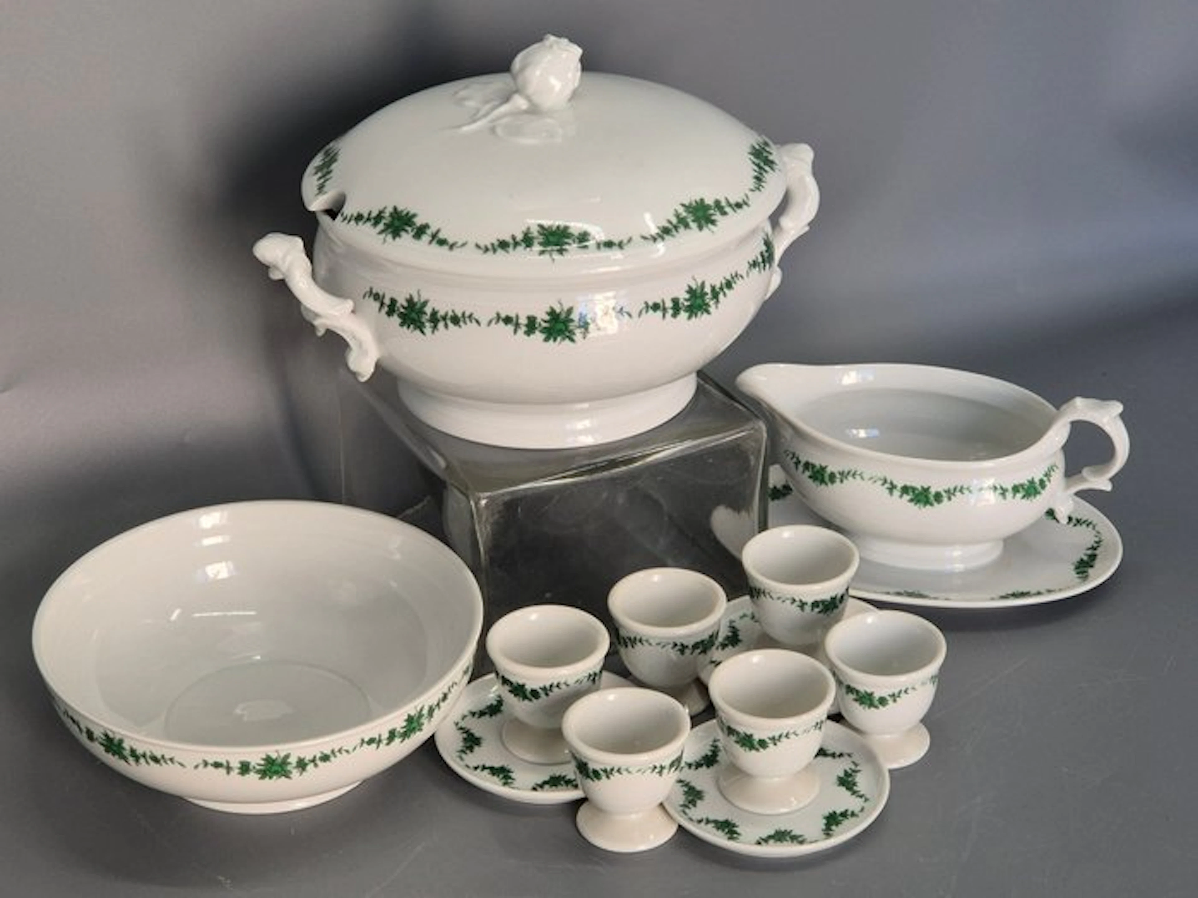 Fürstenberg Porzellan Speisegeschirr Set Gründekor - Dinner set - Porcelain