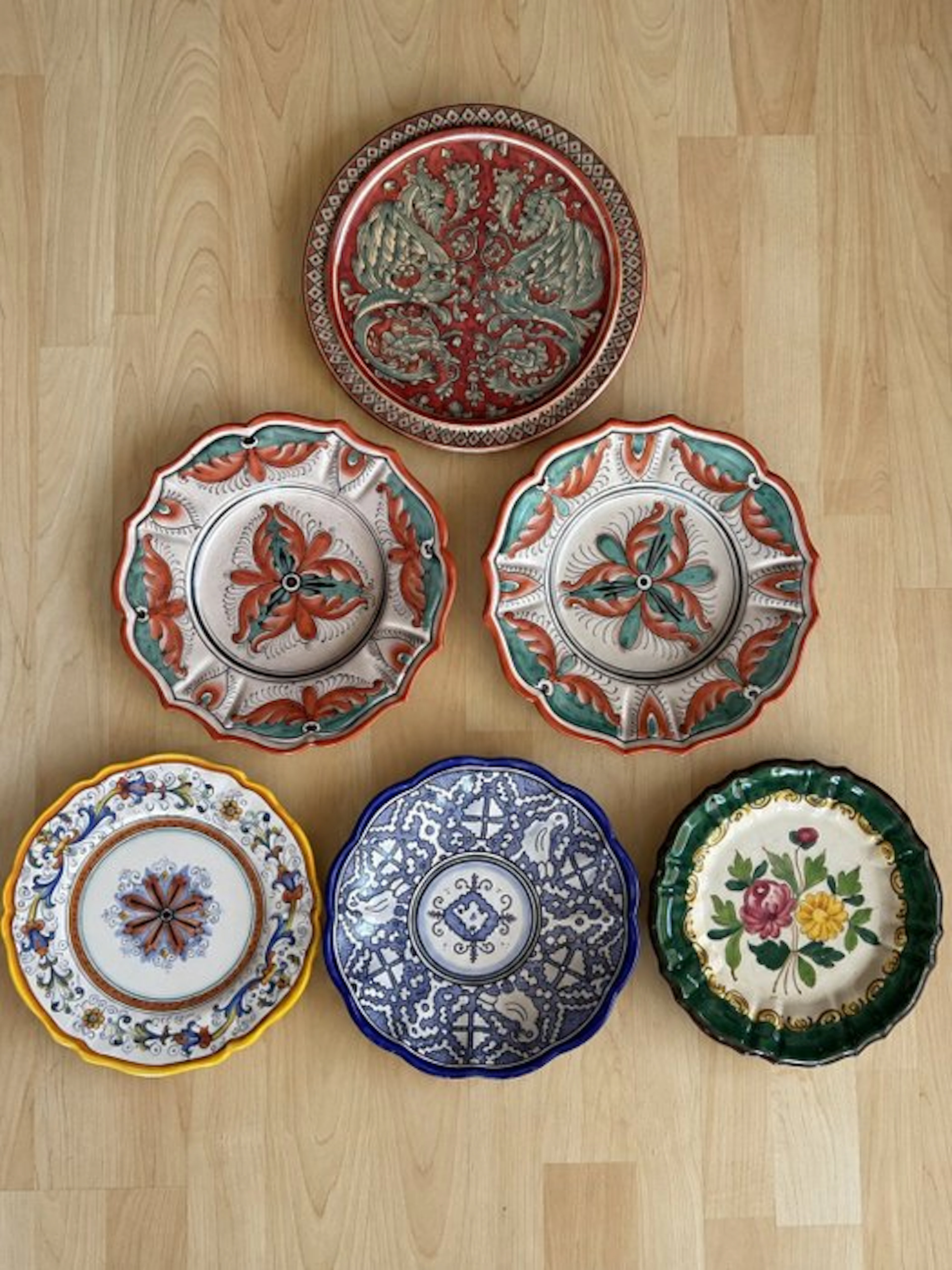 DERUTA - GUBBIO - Dish (6) - Majolica