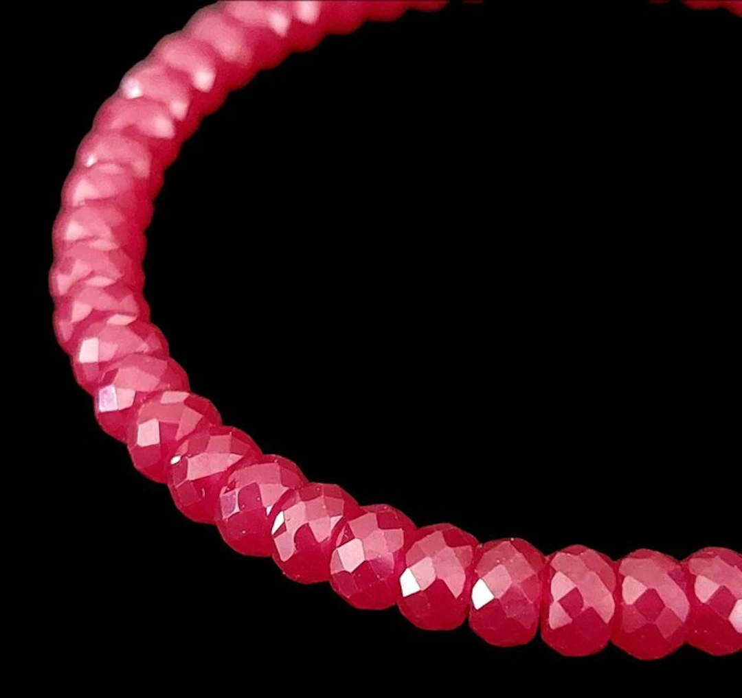 Red ruby corundum