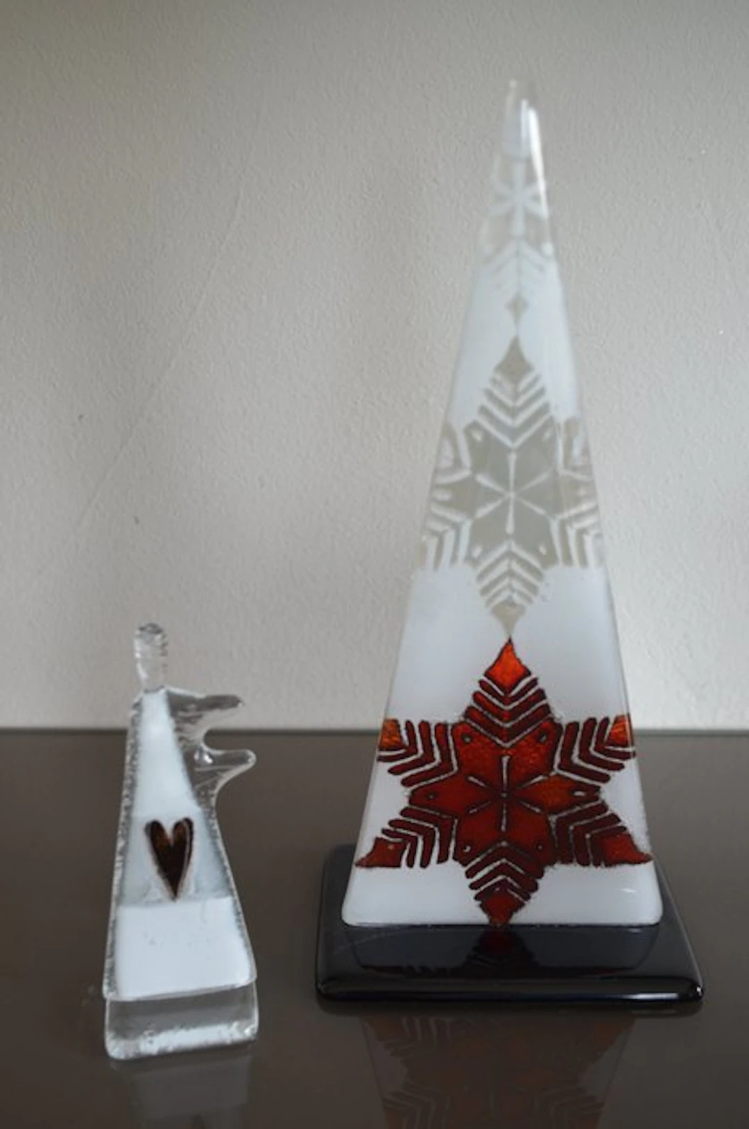 Maciej Habrat - Tealight holder (2) - Glass - Glass tealight and angel