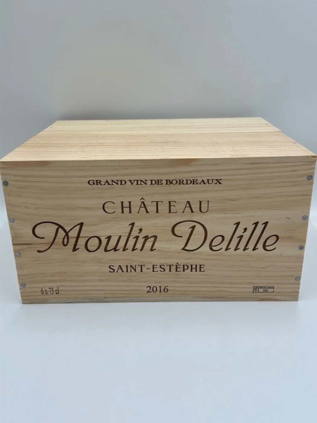 2016 Chateau Moulin Delille - Saint-Estèphe - 6 Bottles (0.75L)