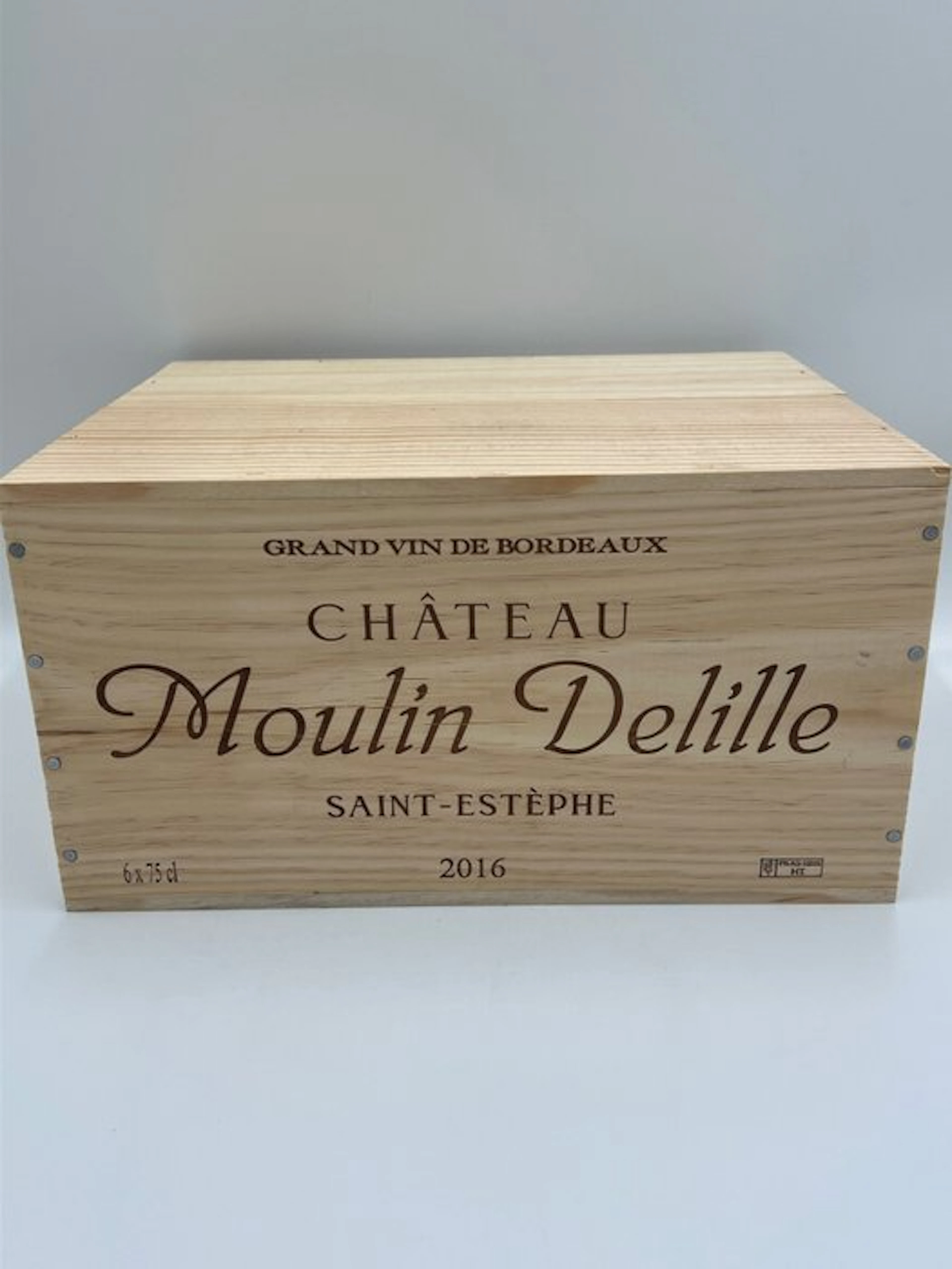 2016 Chateau Moulin Delille - Saint-Estèphe - 6 Bottles (0.75L)