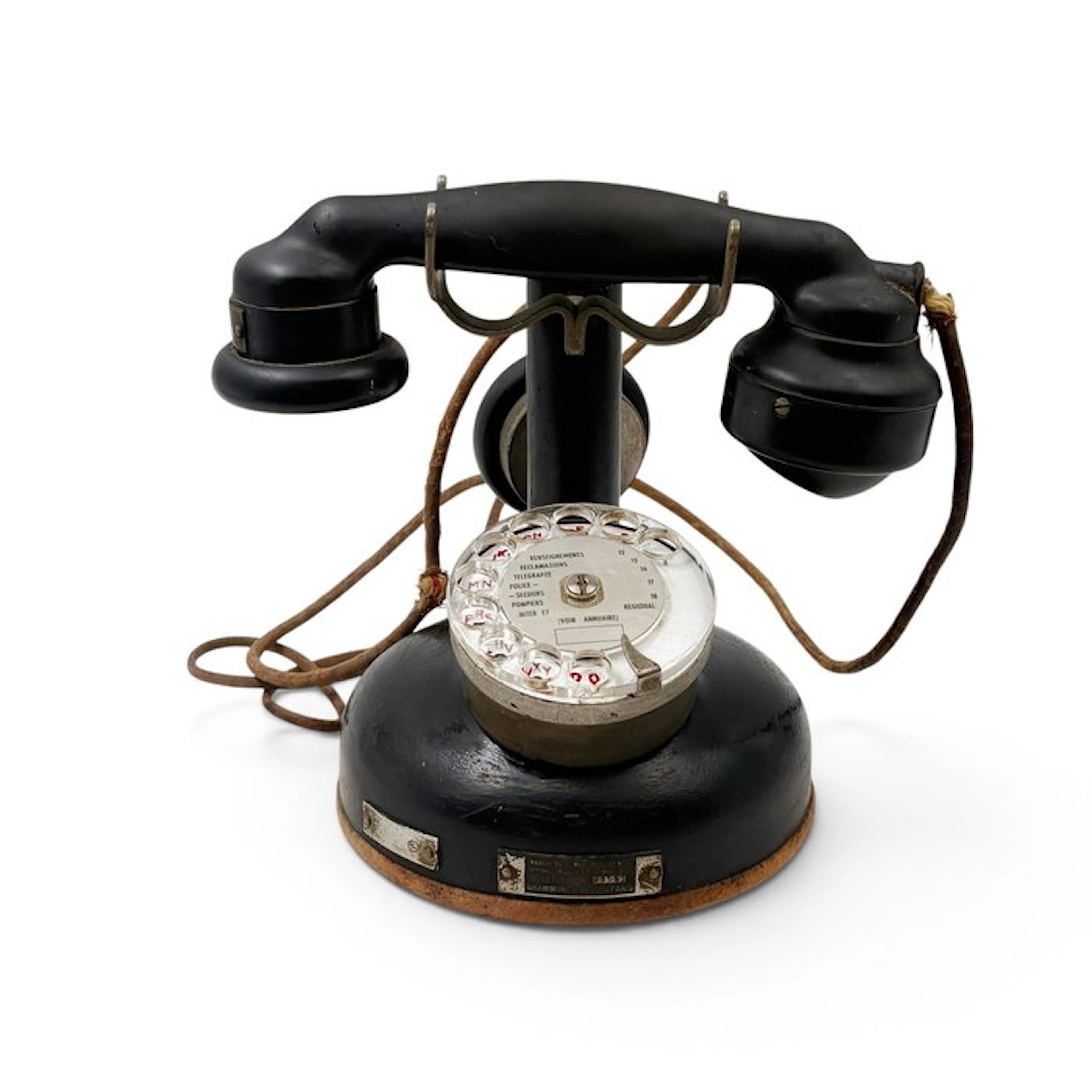 Grammont - Analogue telephone - model 1924 - Steel, Bakelite
