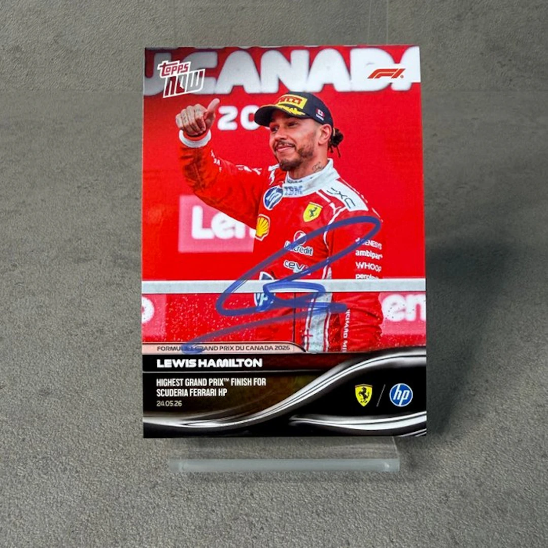 Ferrari - Topps Now - (032) Lewis Hamilton Highest grand...