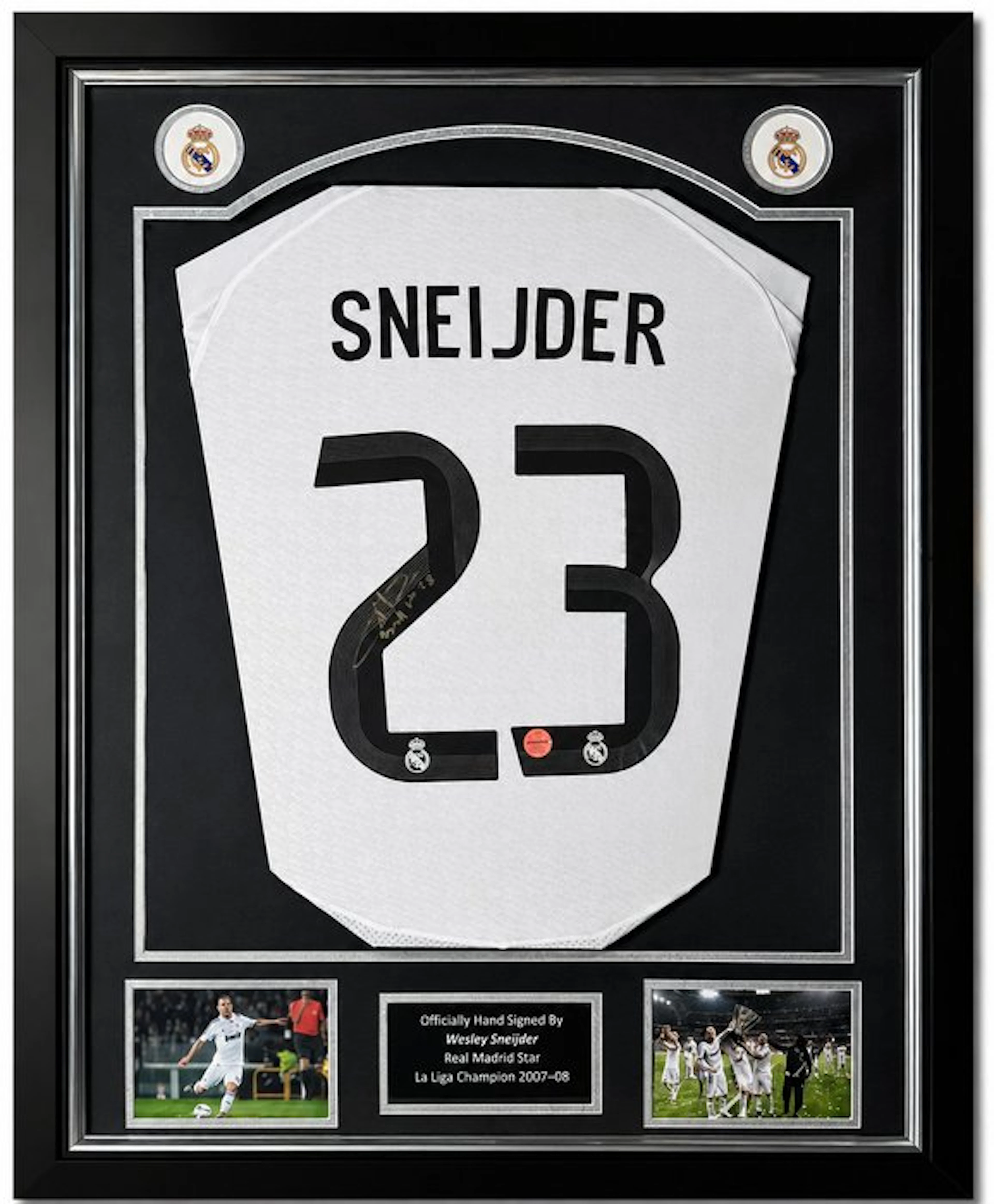 Real Madrid - European Football League - Wesley Sneijder...
