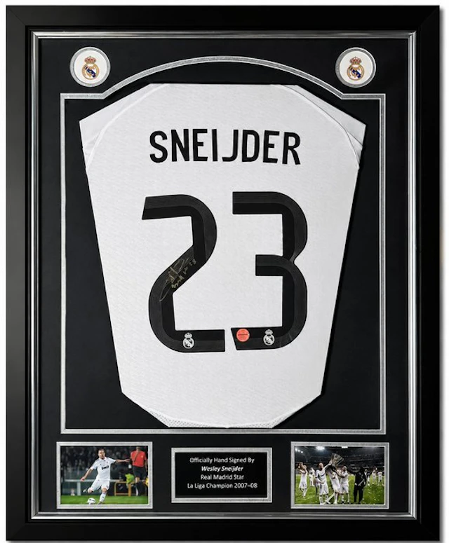 Real Madrid - European Football League - Wesley Sneijder...
