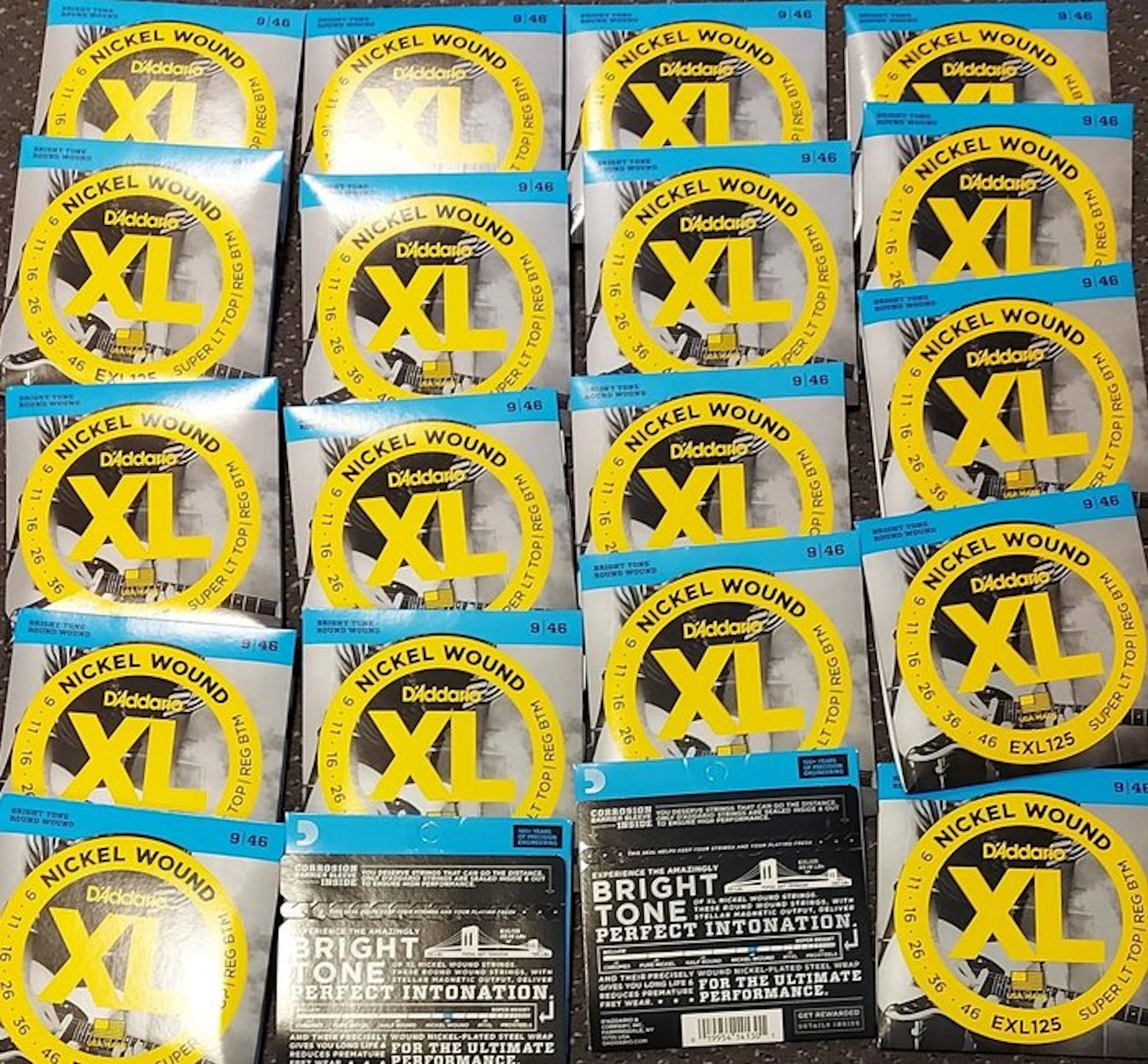D'Addario EXL125 009-046 - 20 Sets of Strings for...