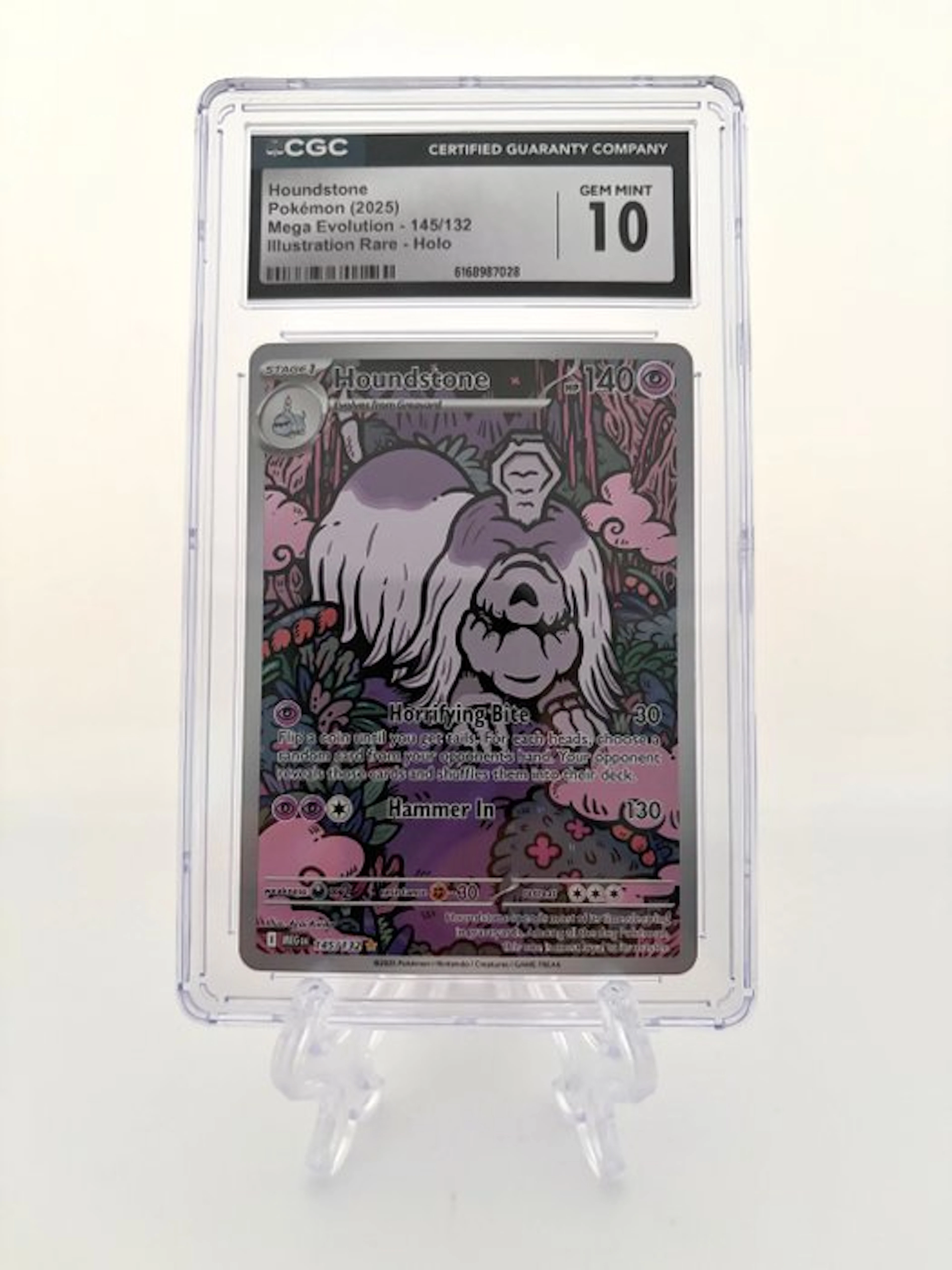 Pokémon - 1 Graded card - Houndstone - Mega Evolution...