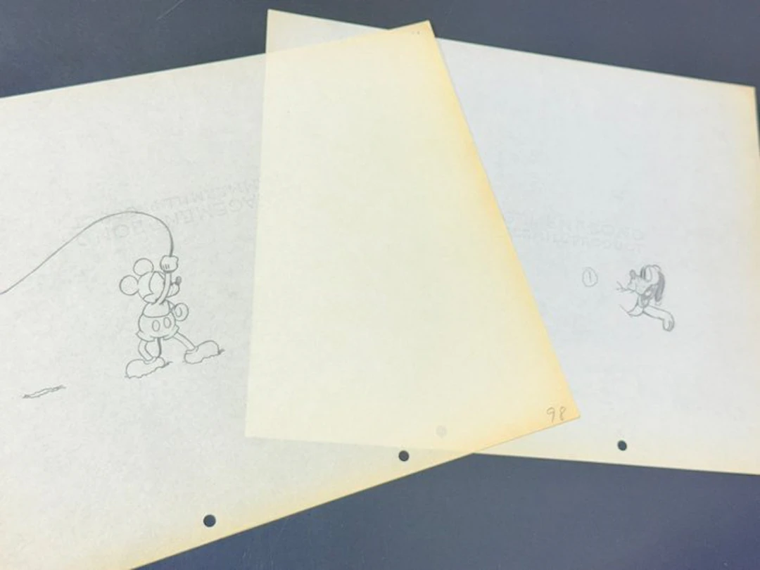 Walt Disney - The Klondike Kid (1932) - 2 x Mickey Mouse...