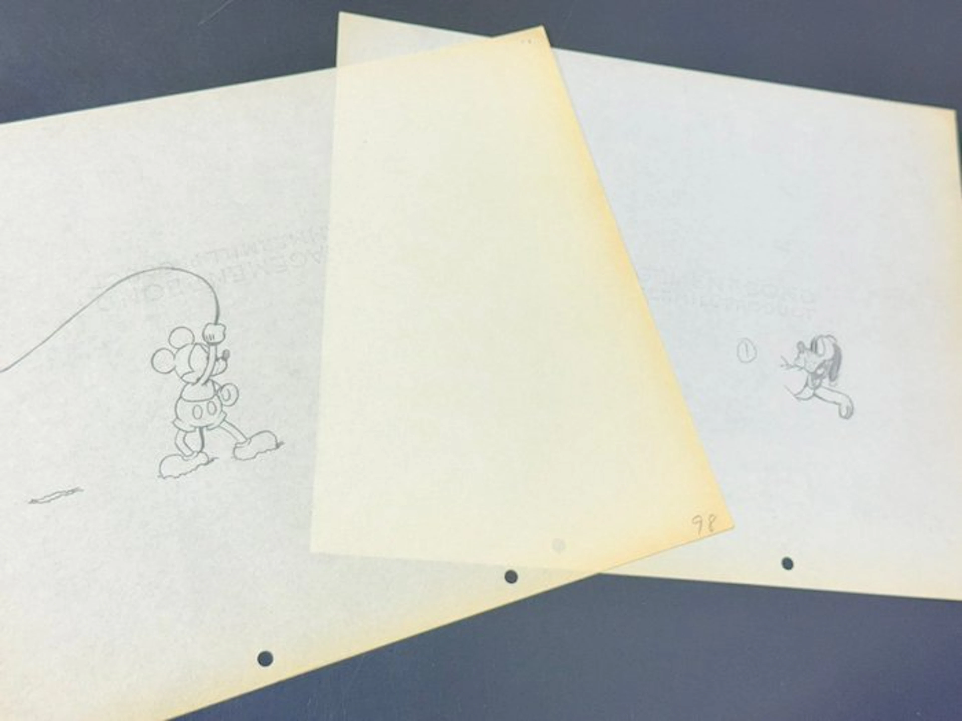 Walt Disney - The Klondike Kid (1932) - 2 x Mickey Mouse...