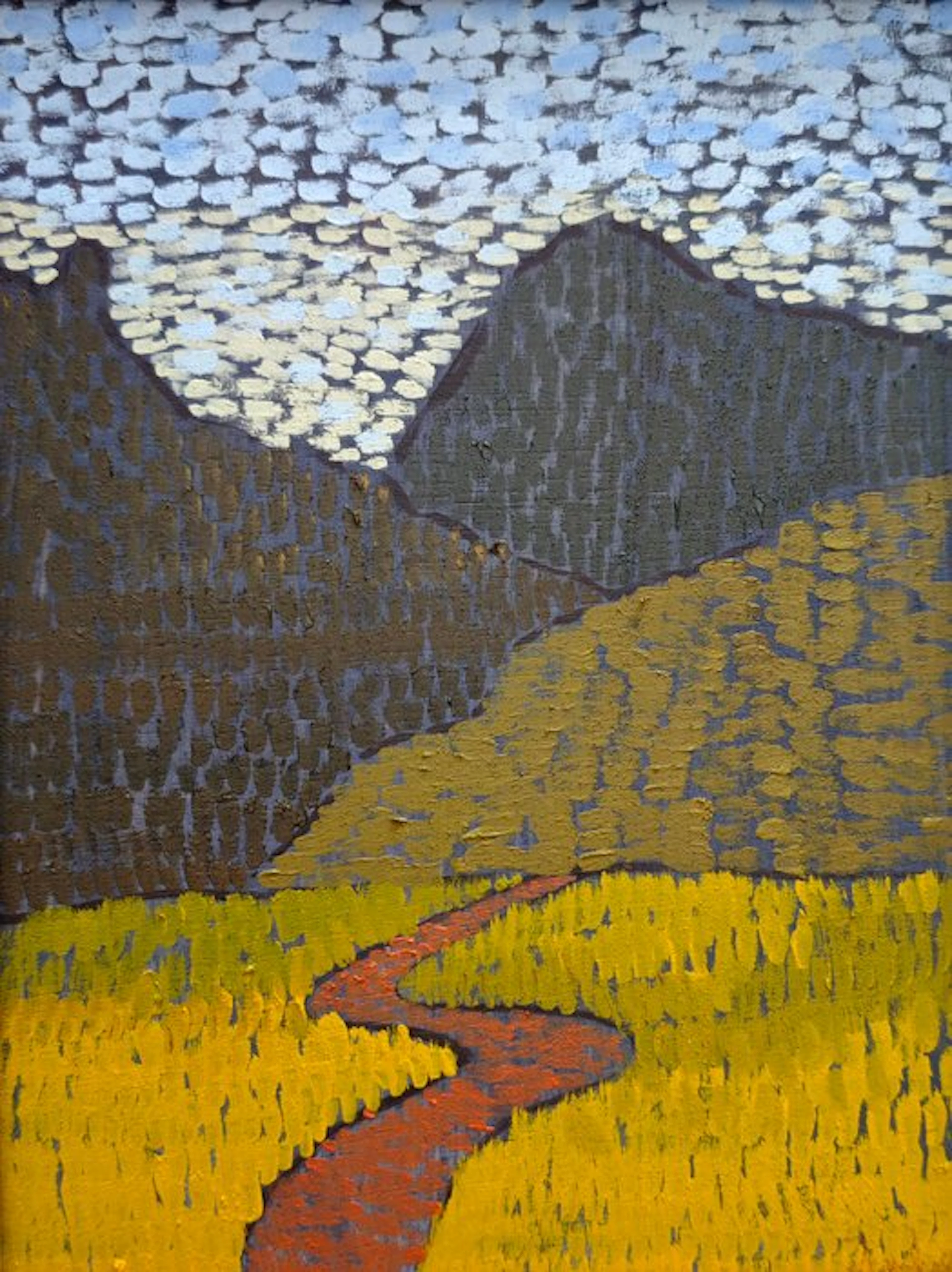 École pointilliste française (XX) - La Vallée aux mille couleurs - NO RESERVE