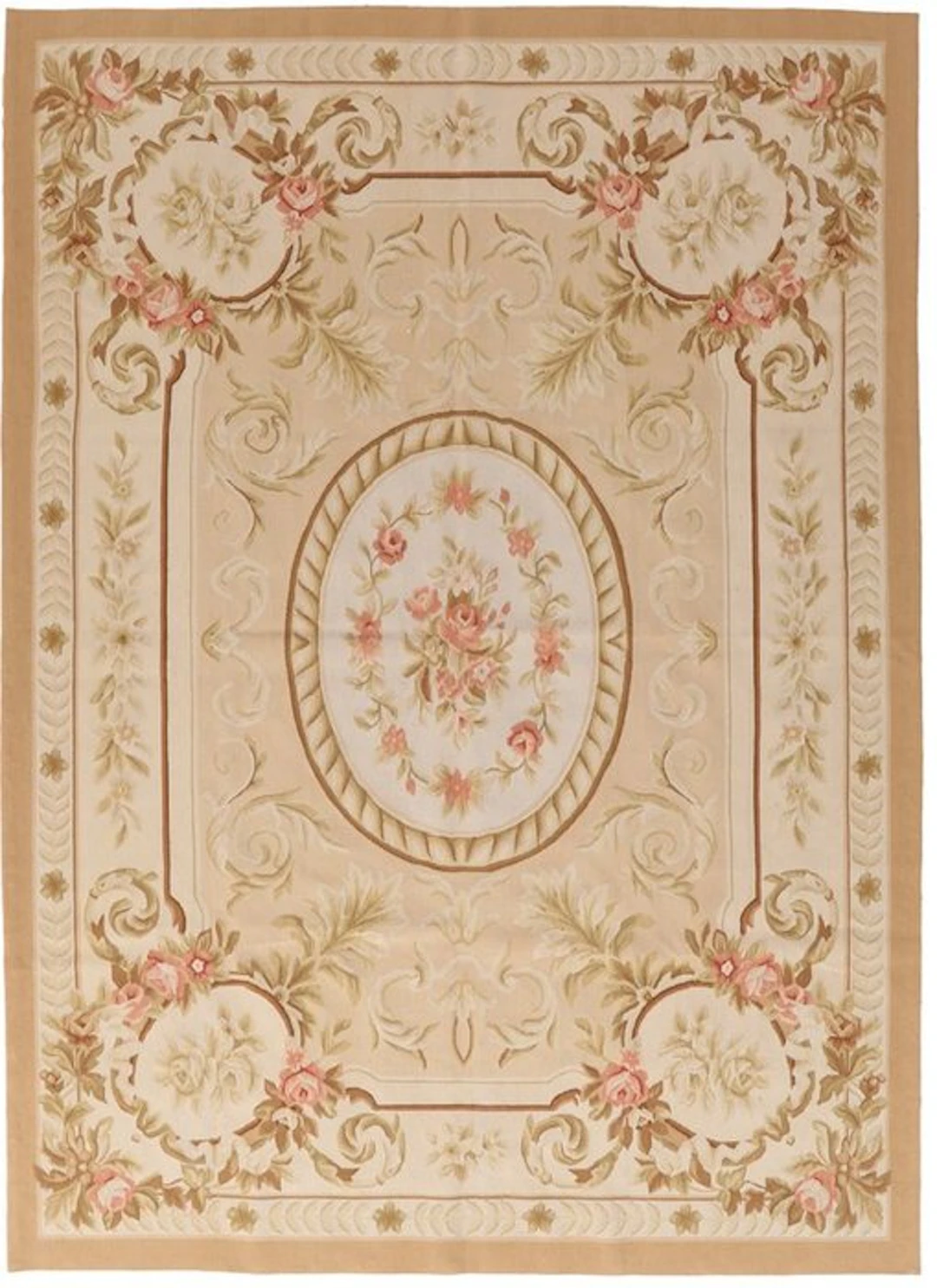 Elegant Aubusson rug