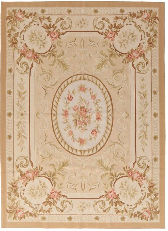 Elegant Aubusson rug