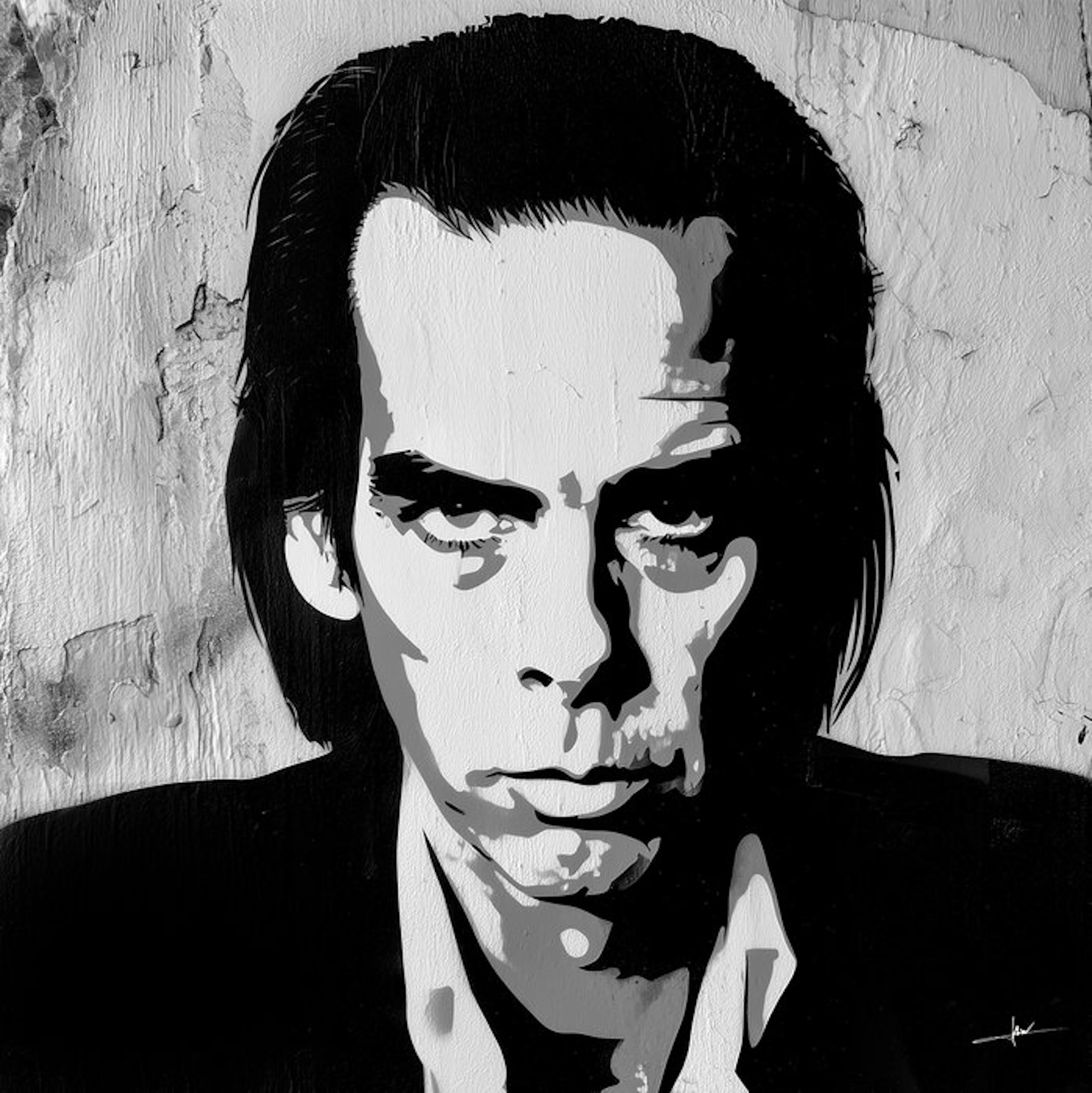 David Law (1967) - Nick Cave (Stencil)