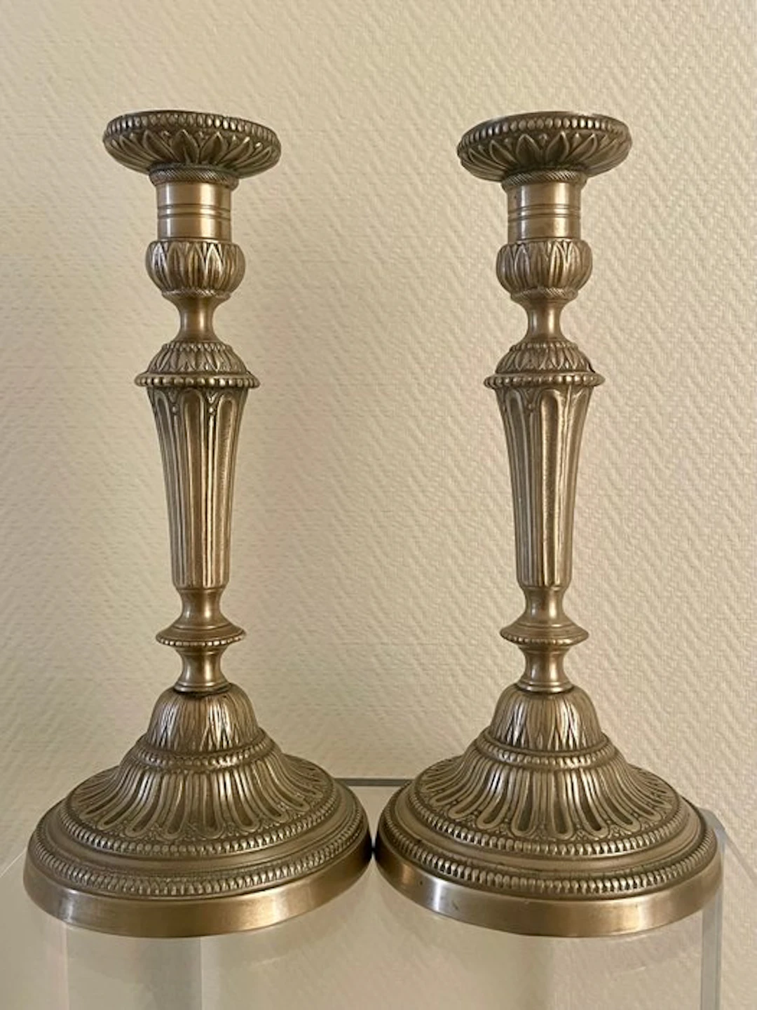 Candlestick - Gilt bronze