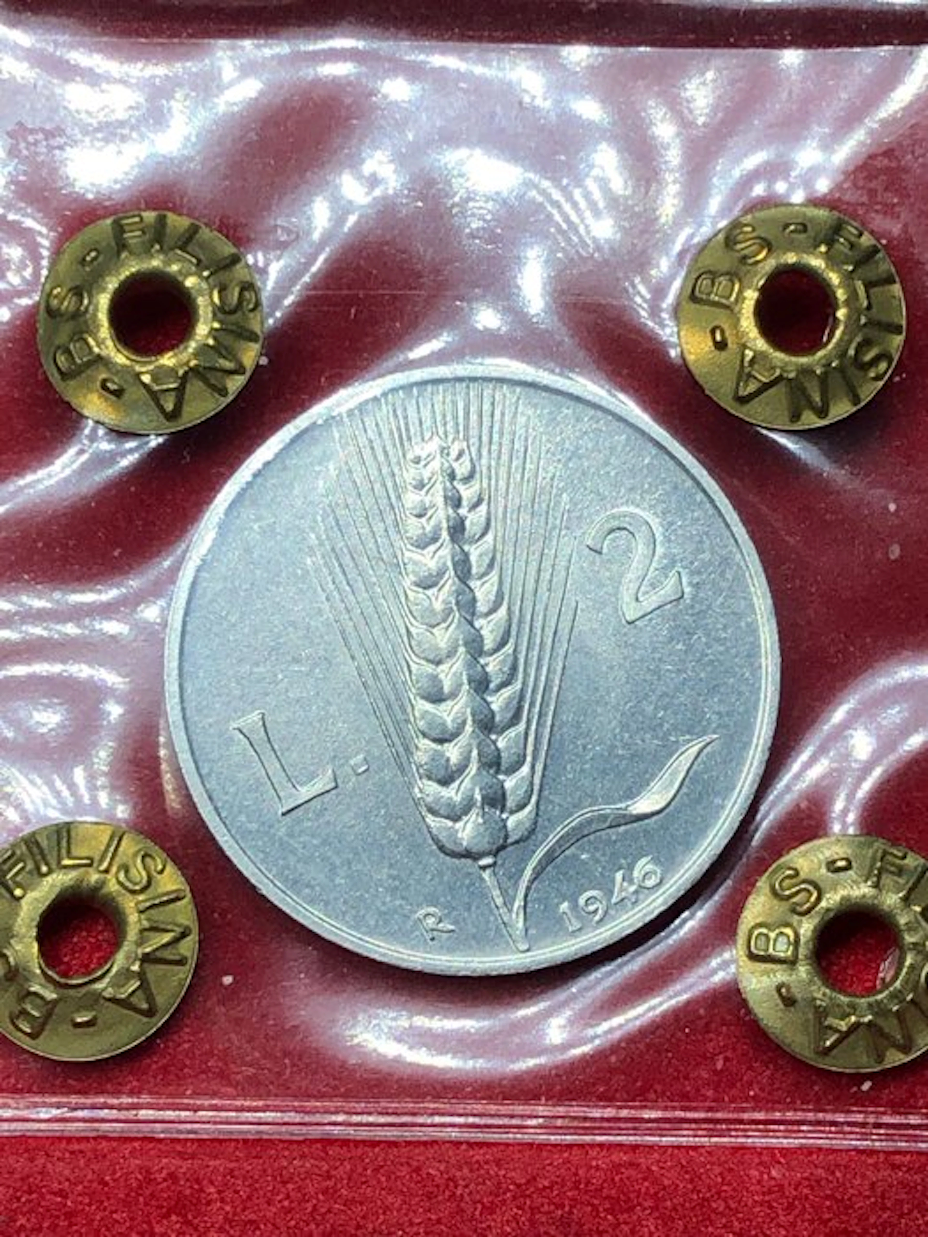 Italy, Republic 2 Lire 1946 "Spiga"