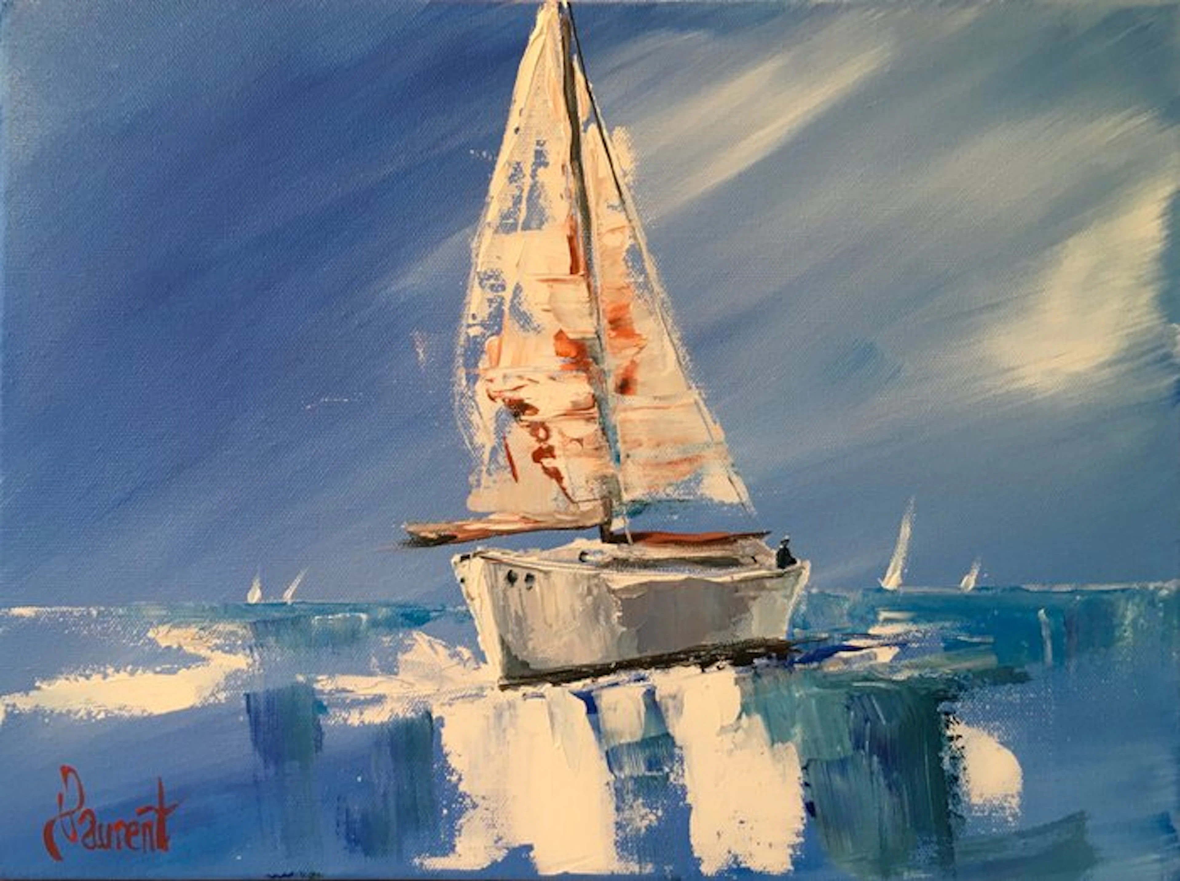Philippe Laurent (XX-XXI) - Boat in the wind