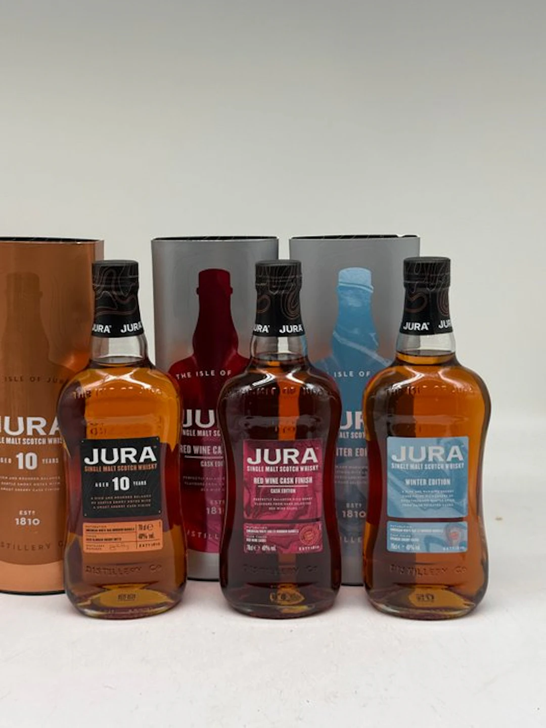 Jura - Winter Edition - Red Wine Cask Finish - 10yo - 70cl - 3 bottles