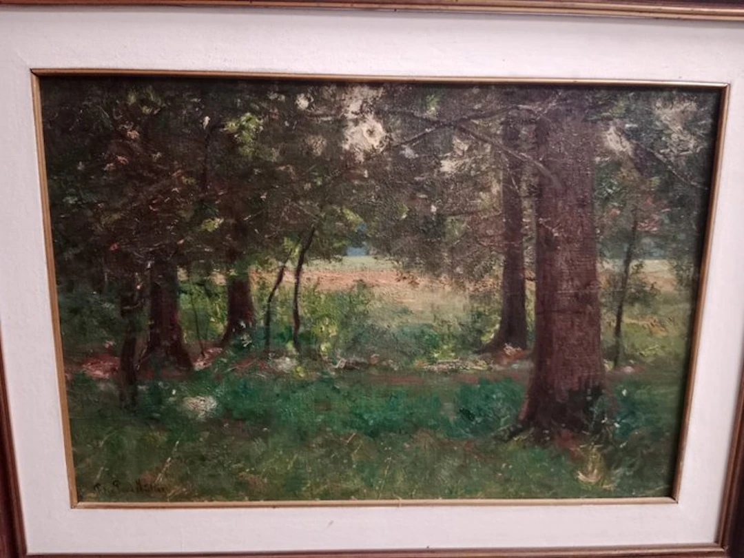 Peter Paul Müller (1853–1930) - Grande Paesaggio Boschivo