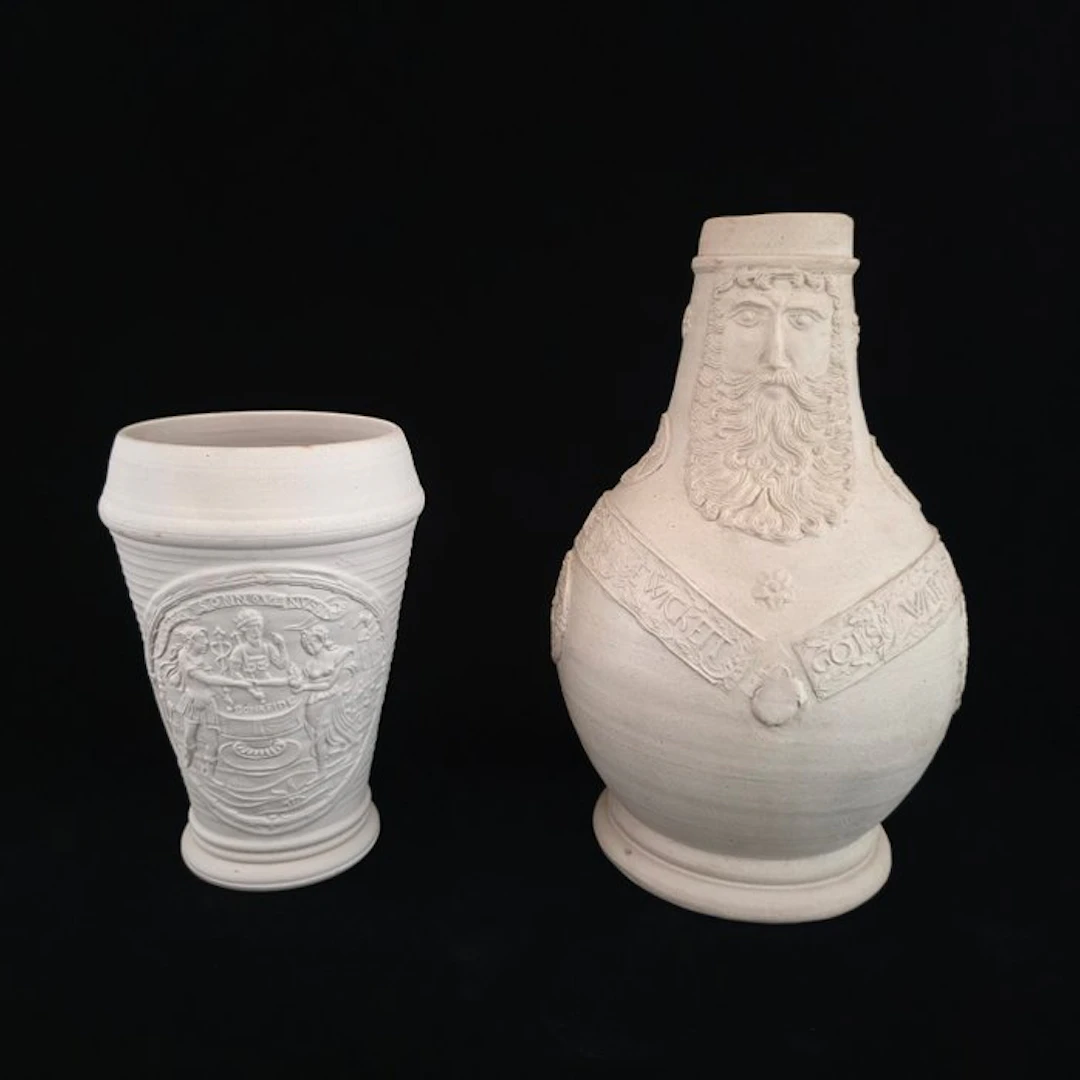 Jug - Baardman - Stoneware - drinking cup