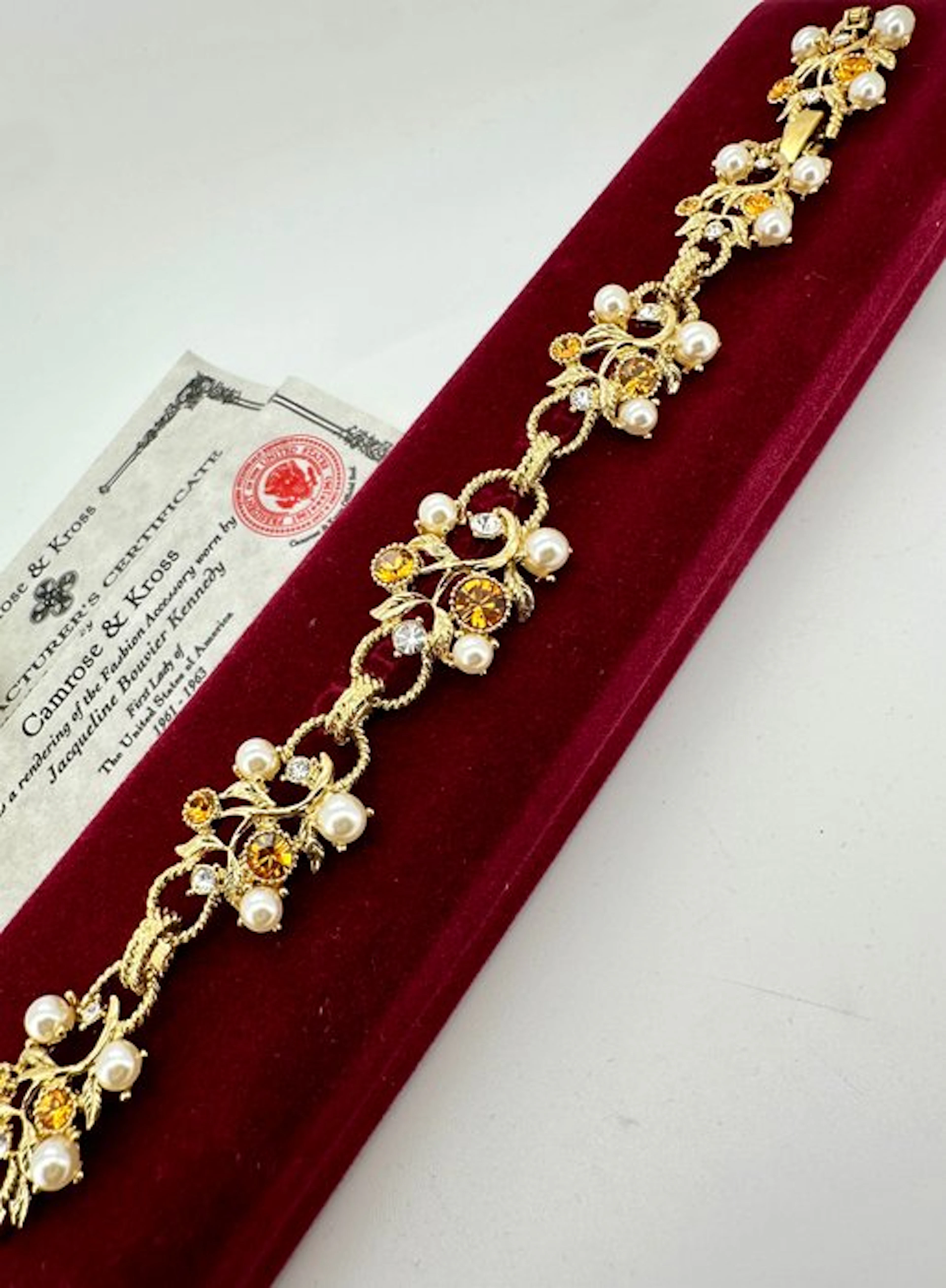 Camrose & Kross - JBK - Jacqueline Kennedy – Gold-Plated...
