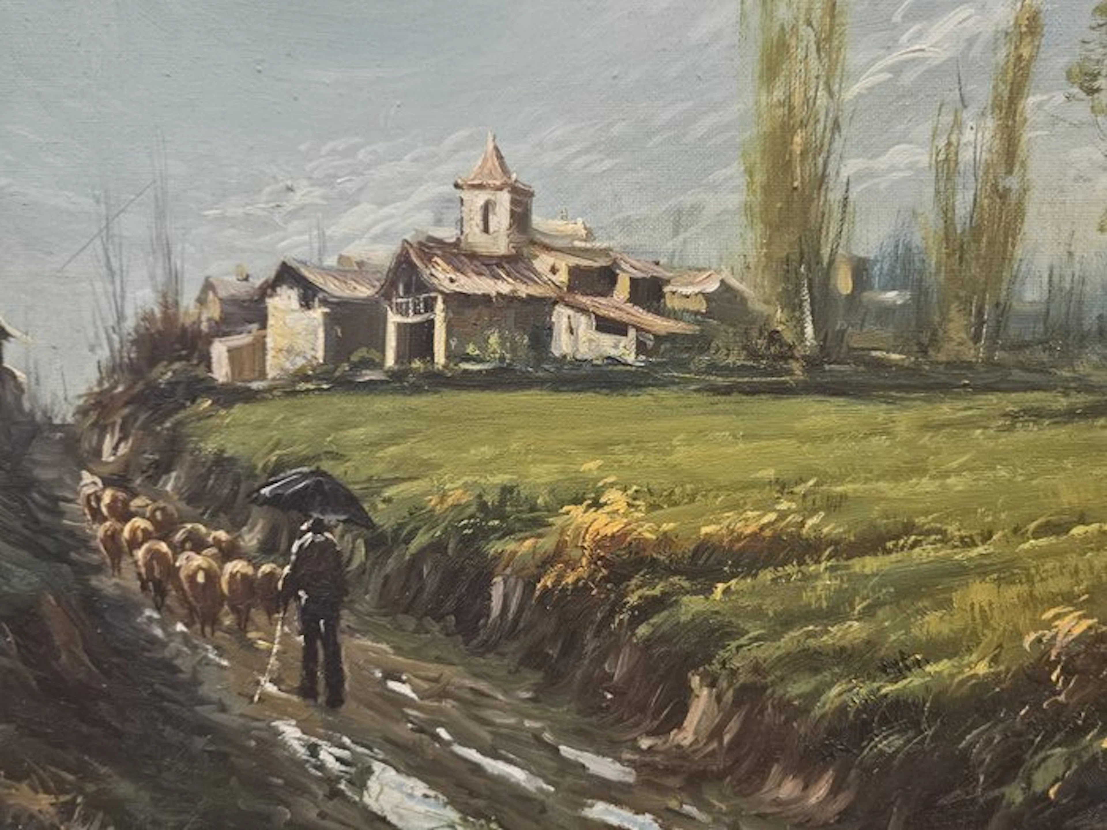 Escuela Hiperealista Europea (XX) - El Pastor en el Horizonte