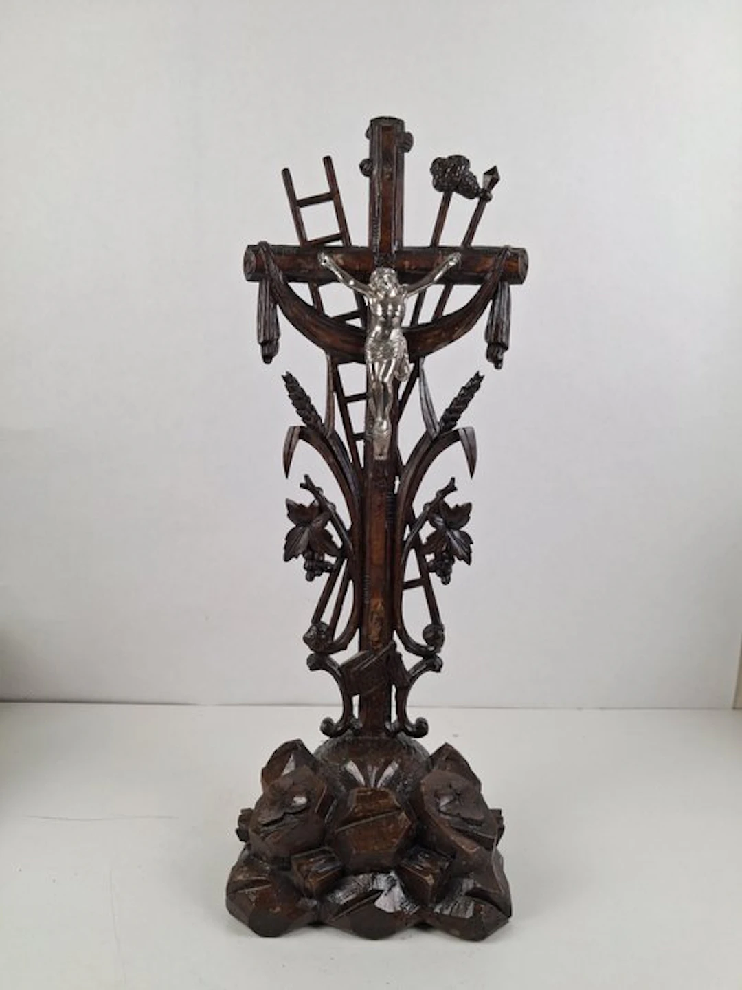 Cross - Wood, Alloy - 1950-1960 - 51 cm