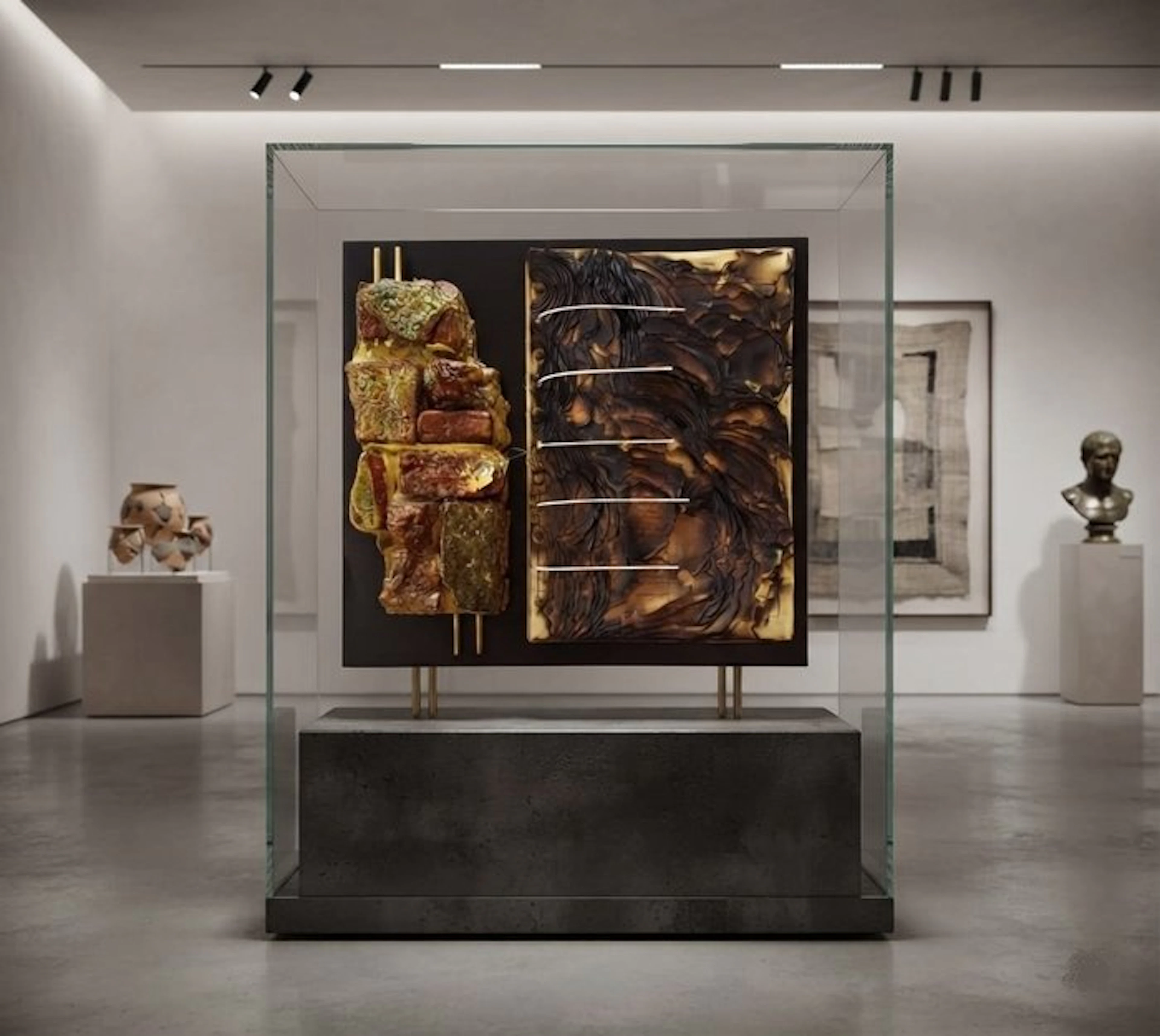 Stefano De Carli (1963) "Elegia del fuoco e della pietra...