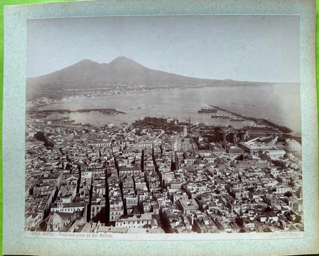 Brogi - Napoli - Coppia di Fotografie antiche dell’800