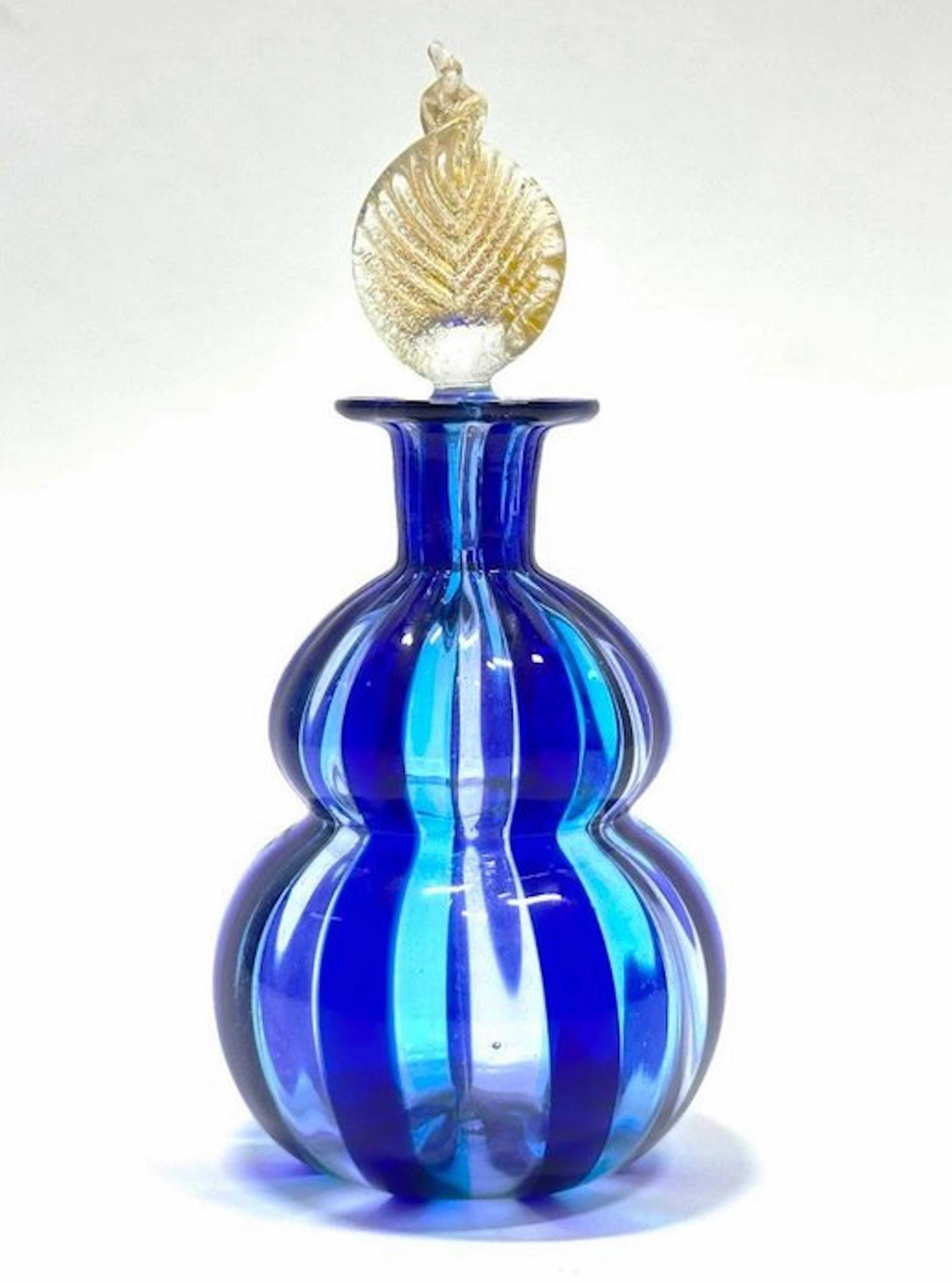 Vasetto Vintage Murano - Anni '60 - Vase - Murano Art Glass – Transparent canes