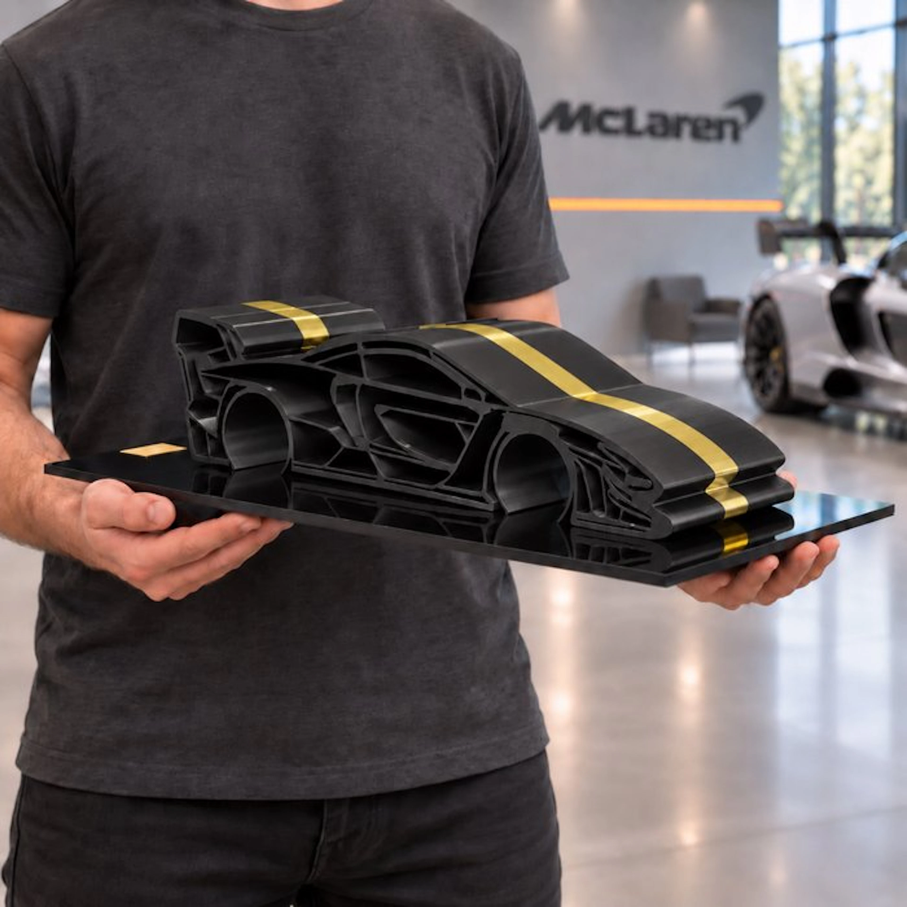 McLaren Senna "Black Edition" - 1/12 Scale - XXL Car...