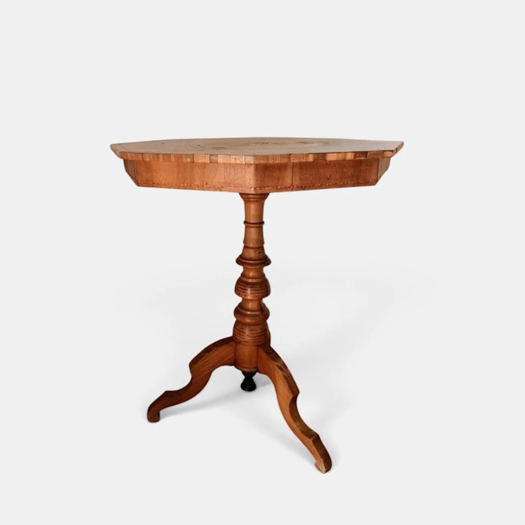 Column table - Wood - Sorrentino table, finish 80