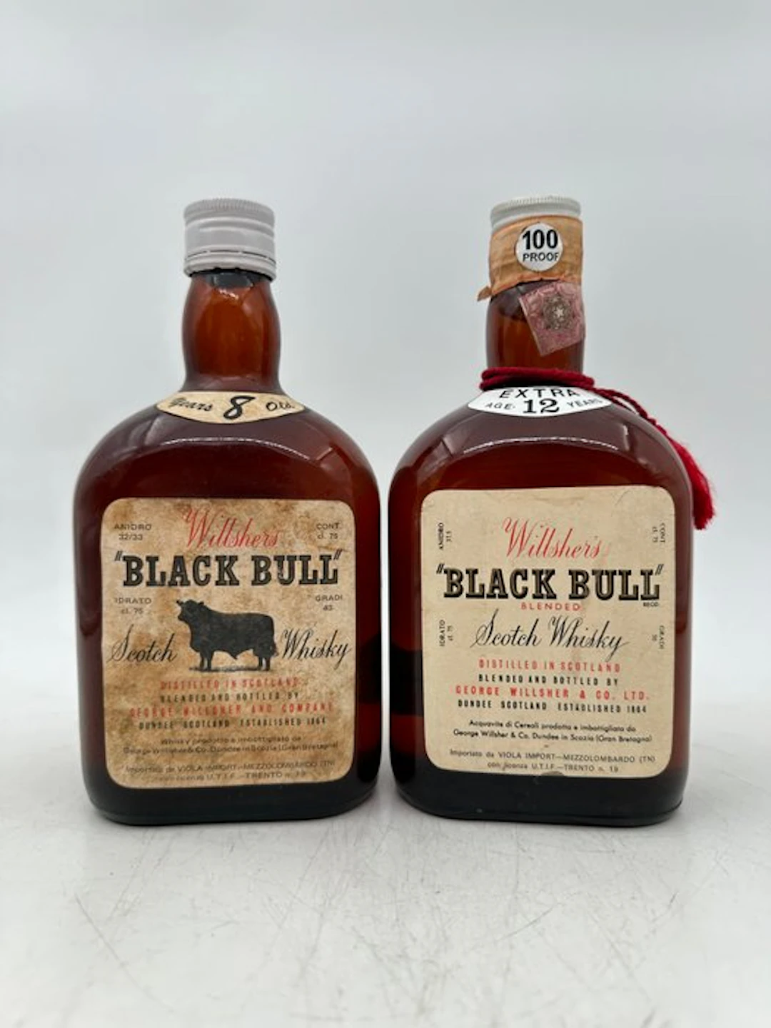Black Bull - 8yo & 12yo Extra 100 Proof - Willsher's - b