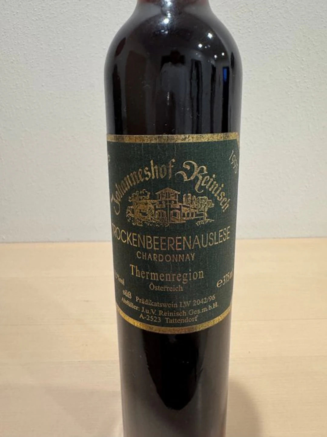 1995 Johanneshof Reinisch Chardonnay - Thermenregion...