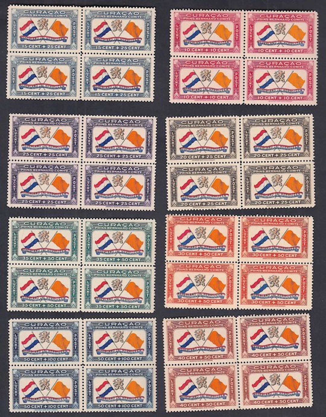 Curaçao 1941 - Airmail stamps