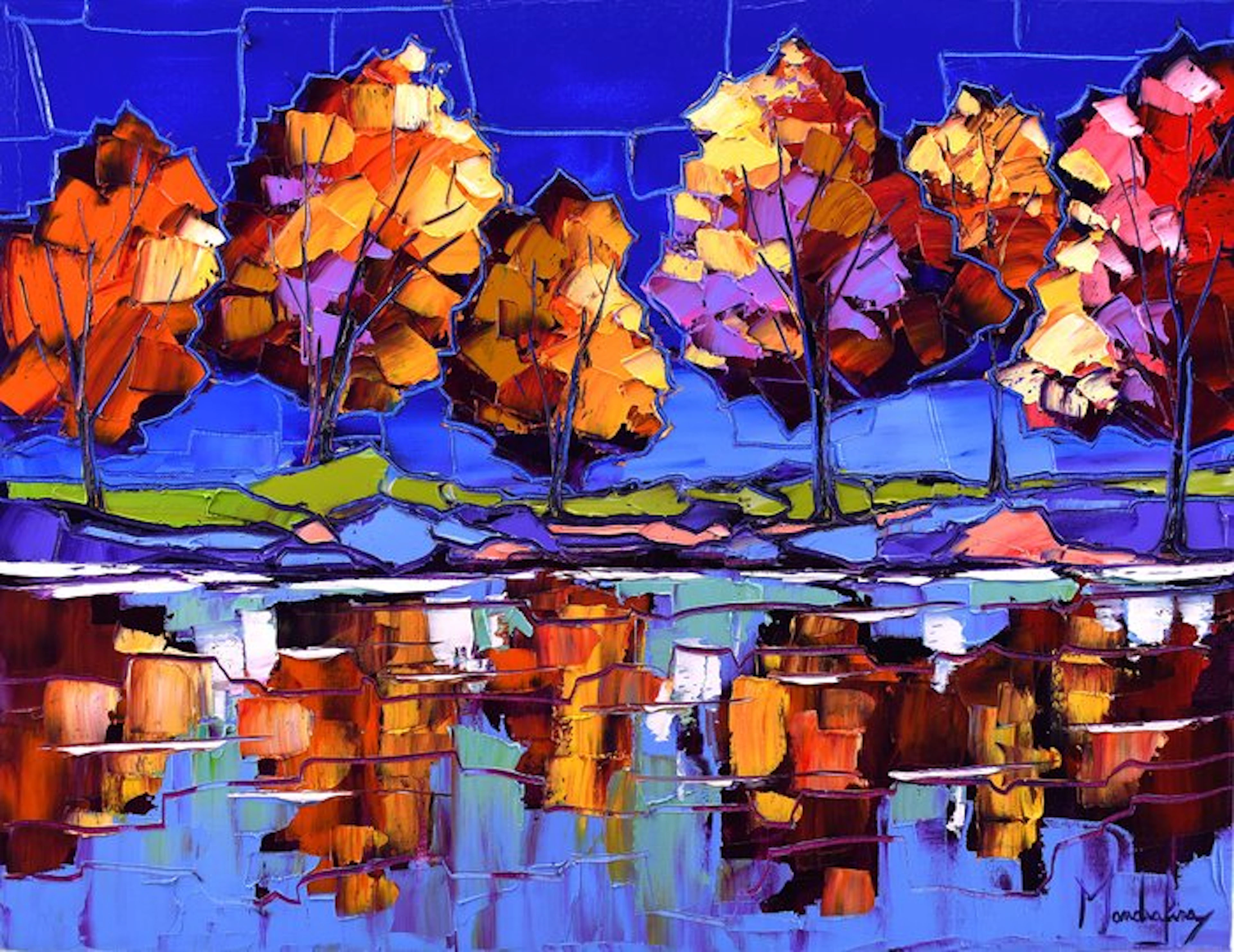 Caroline Mandrafina - Pfleger " Reflet d'automne "