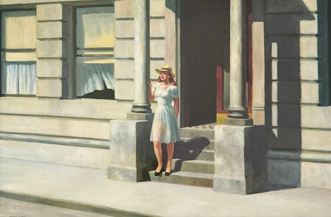 Edward Hopper - “Summertime, 1943”.