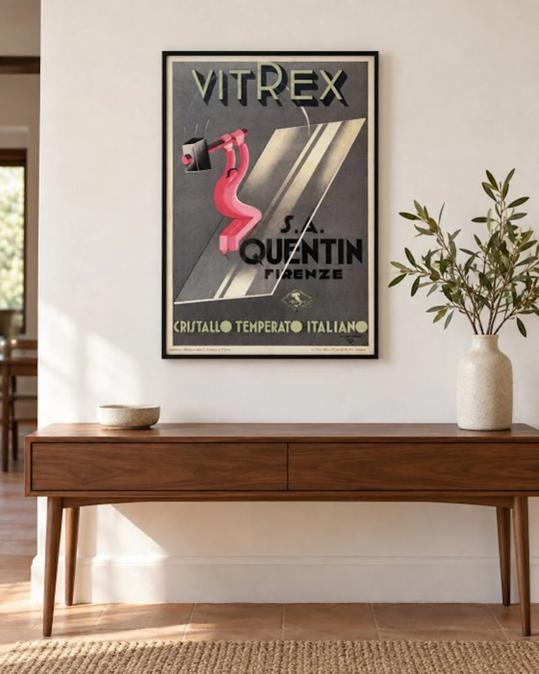 Nerino - Vitrex – Cristallo temperato italiano, S.A. Quentin Firenze - 1970s
