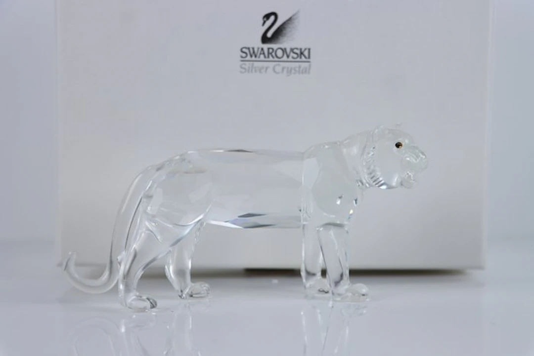Figure - Swarovski Crystal - Tijger (Boxed) - Crystal