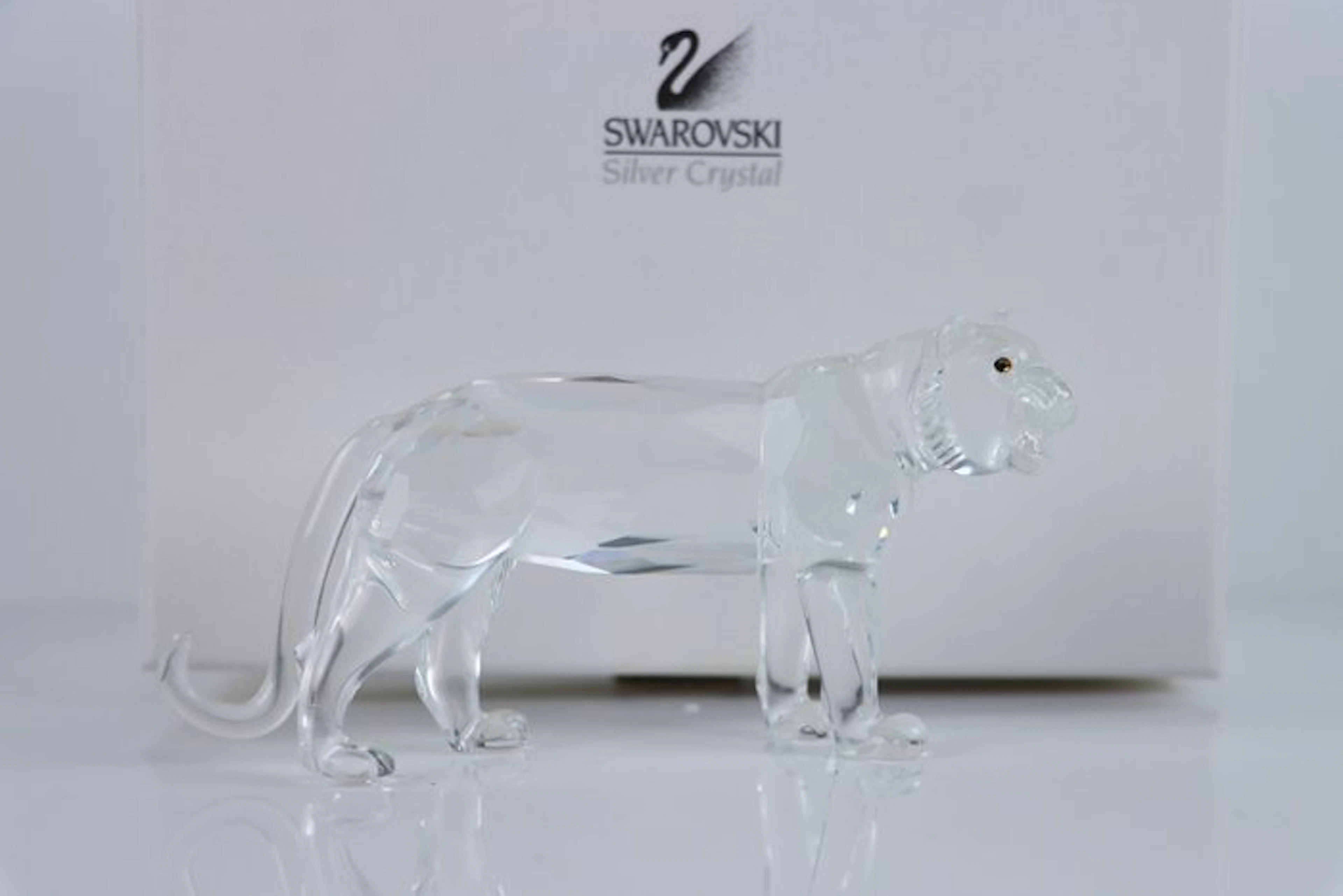 Figure - Swarovski Crystal - Tijger (Boxed) - Crystal