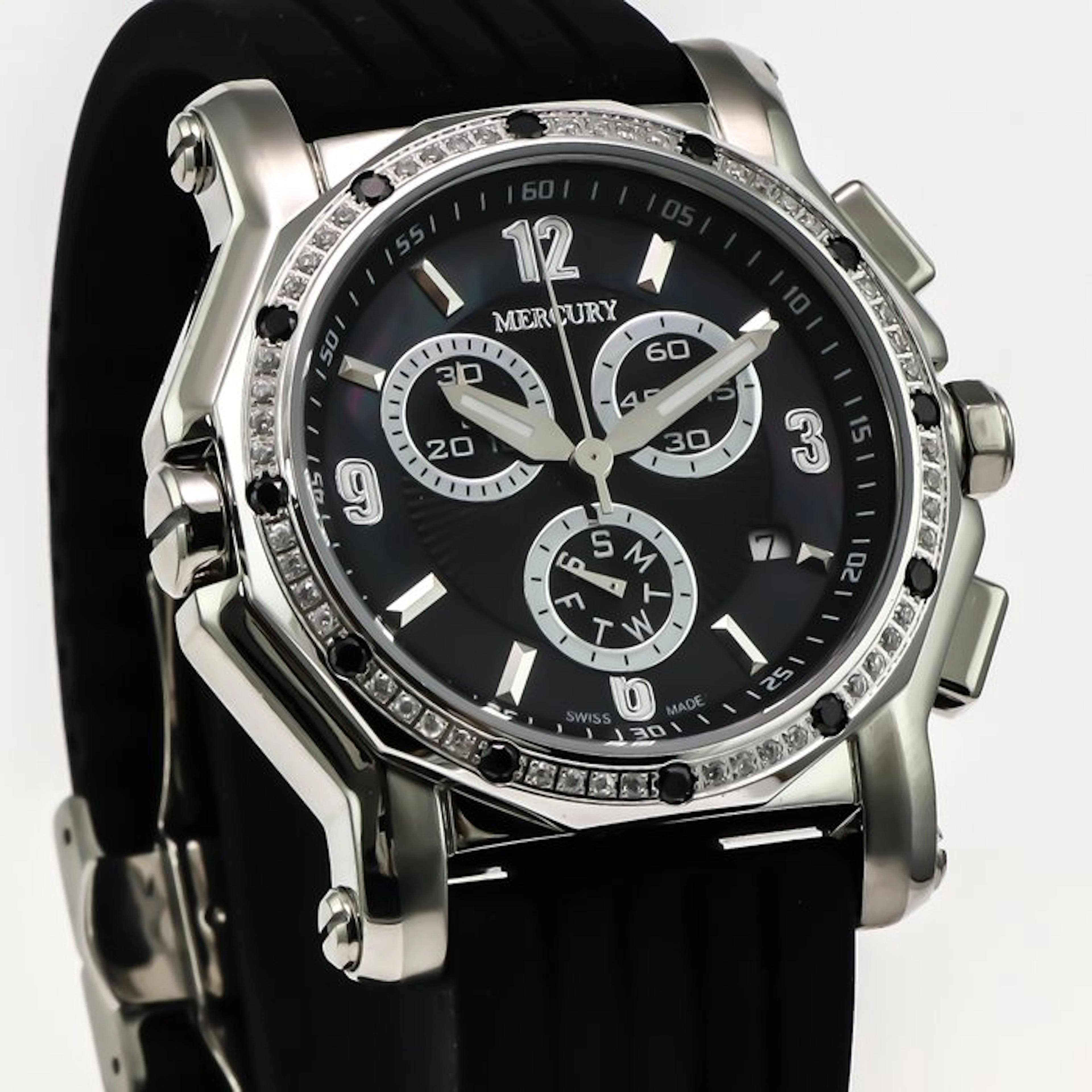 Mercury -Chronograph Swiss Made Watch - ME1075-SX-S-8...