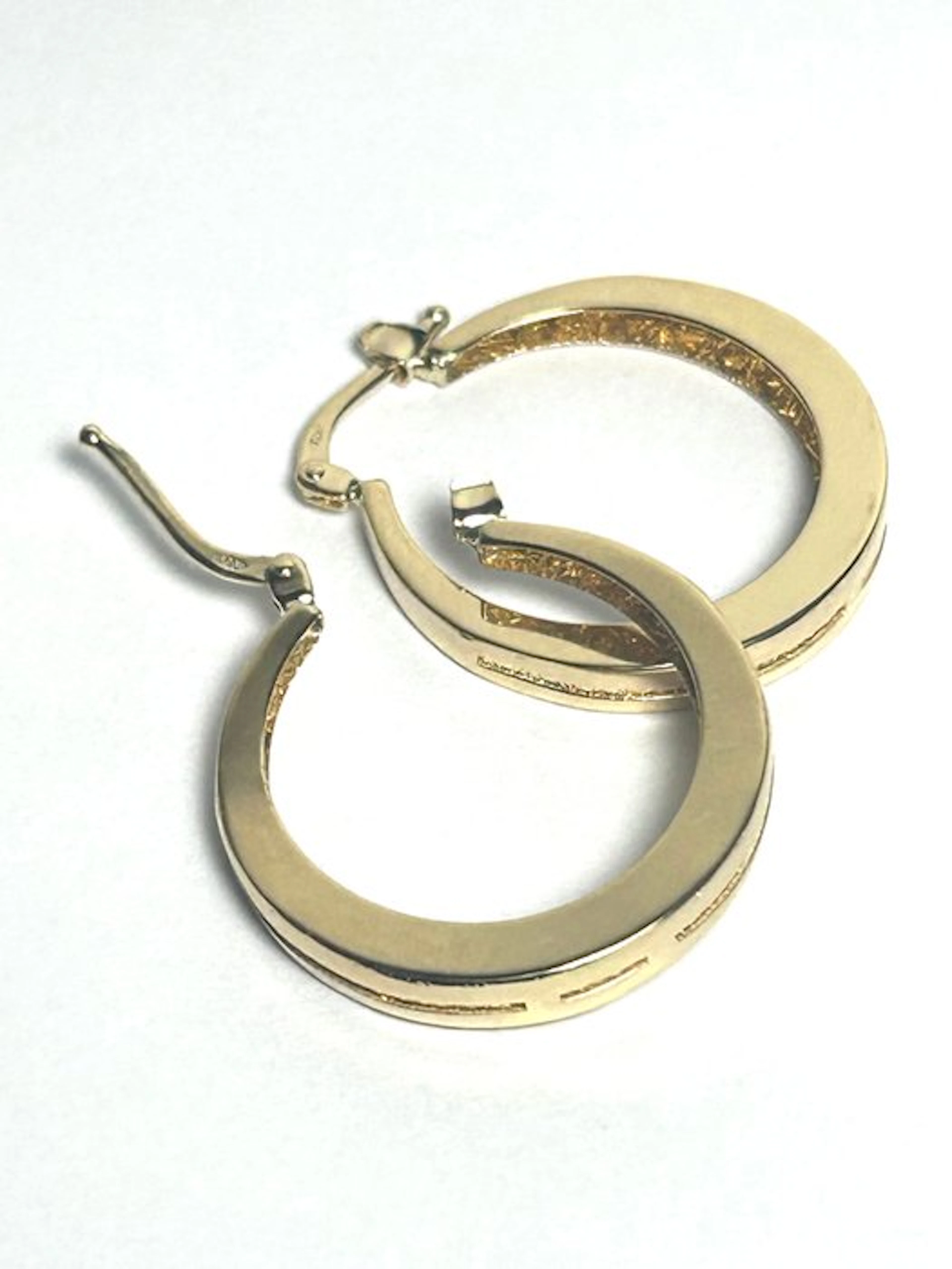 Hoop earrings - 18 kt. Yellow gold